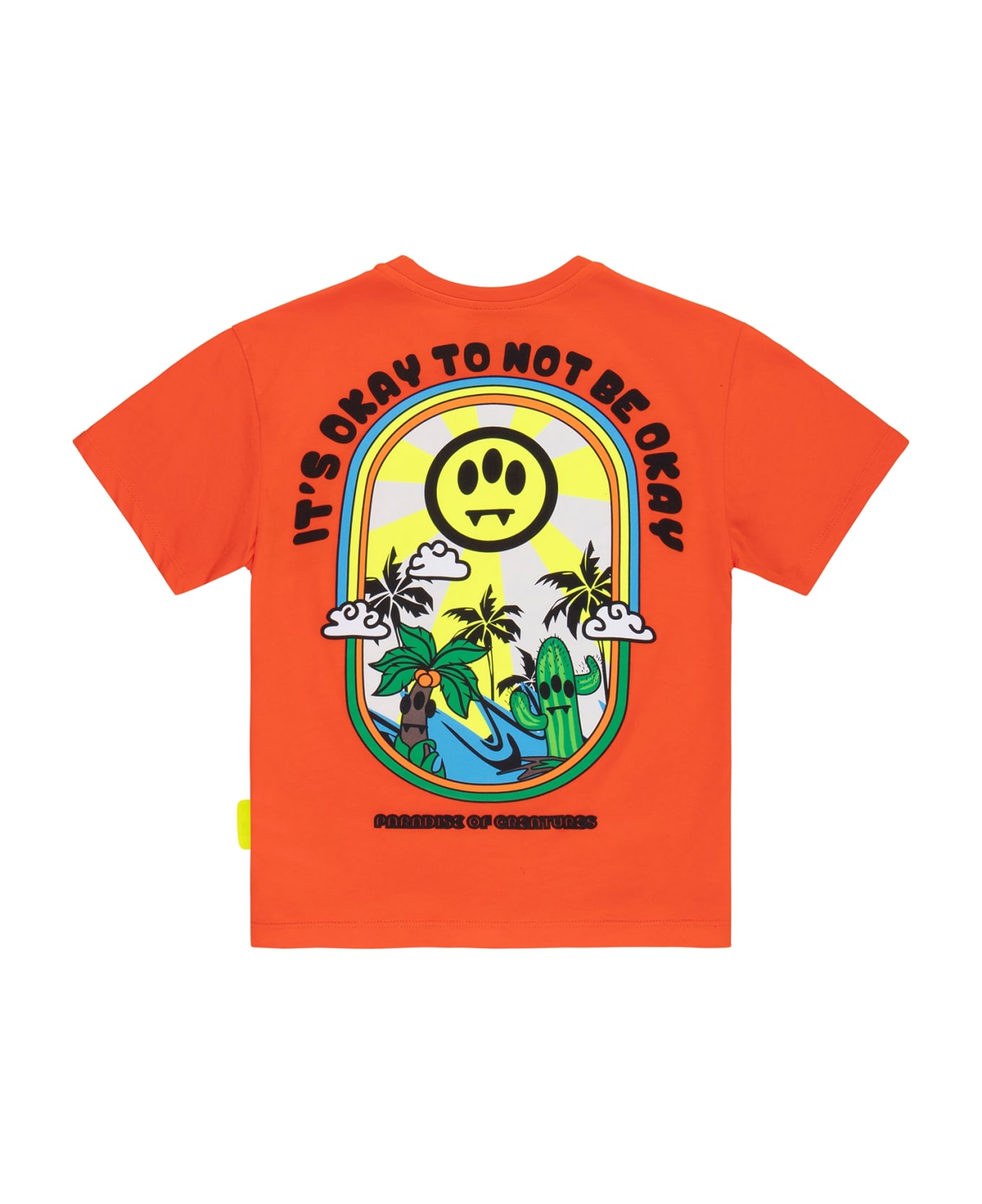 Barrow T-shirt With Graphic Print - Arancione/Orange Tシャツ＆ポロシャツ