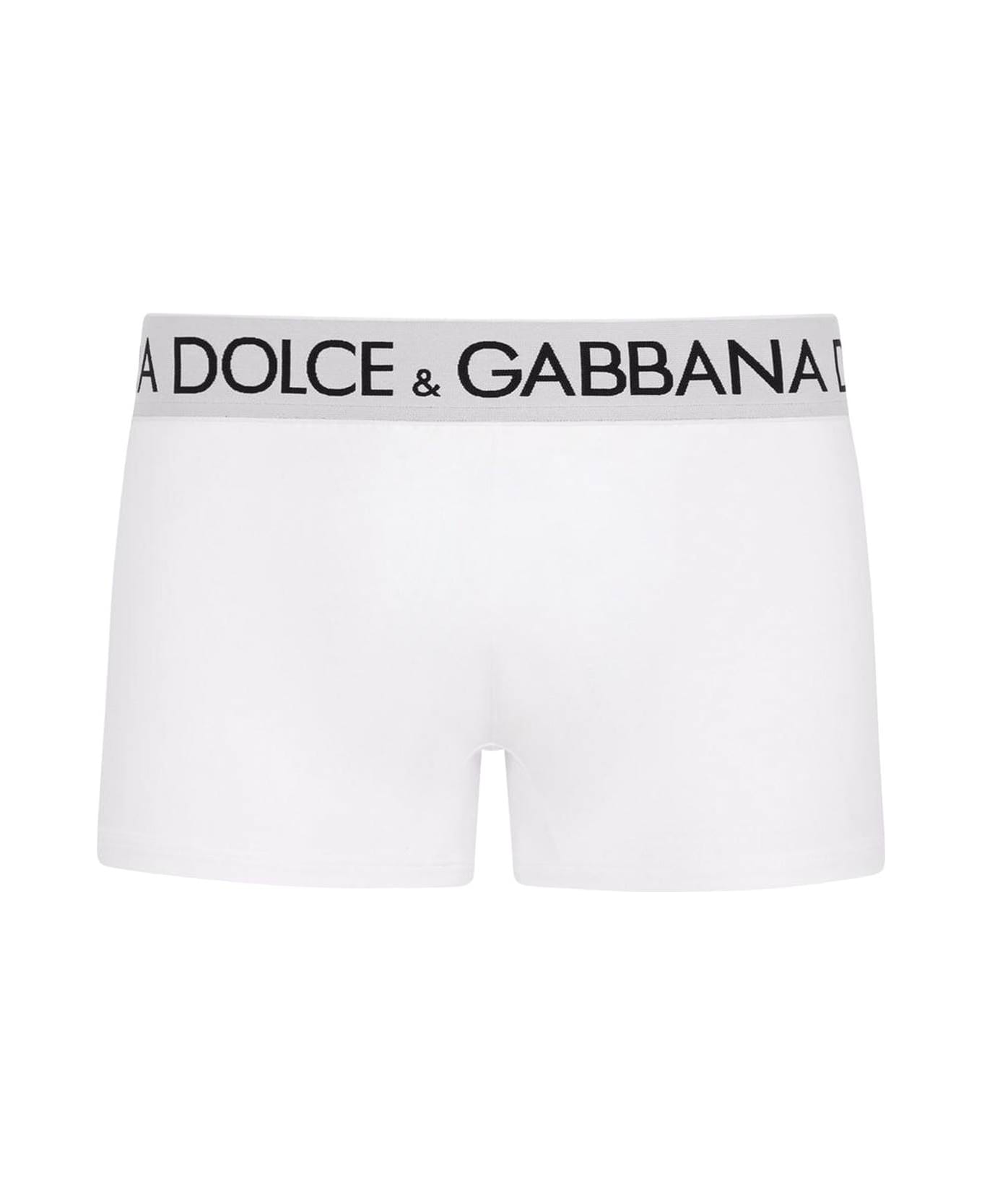 Dolce & Gabbana Logo Boxer Boxer - BIANCO OTTICO (White)