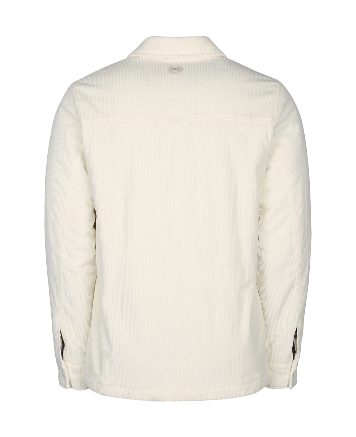 Jacob Cohen Light Jacket Velluto Str. Tinto Reattivo - CREAMWHITE