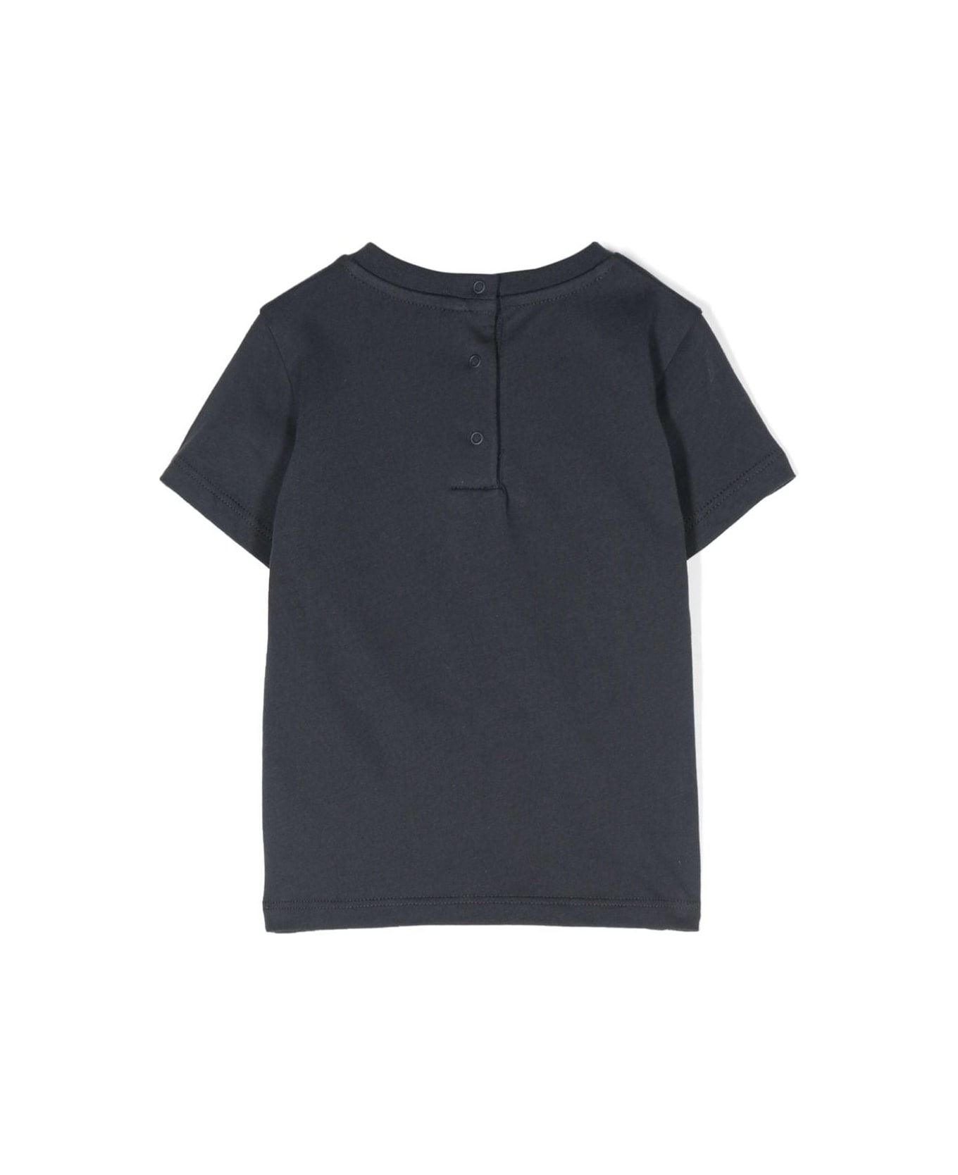 Fay T-shirt With Logo Application - Blue