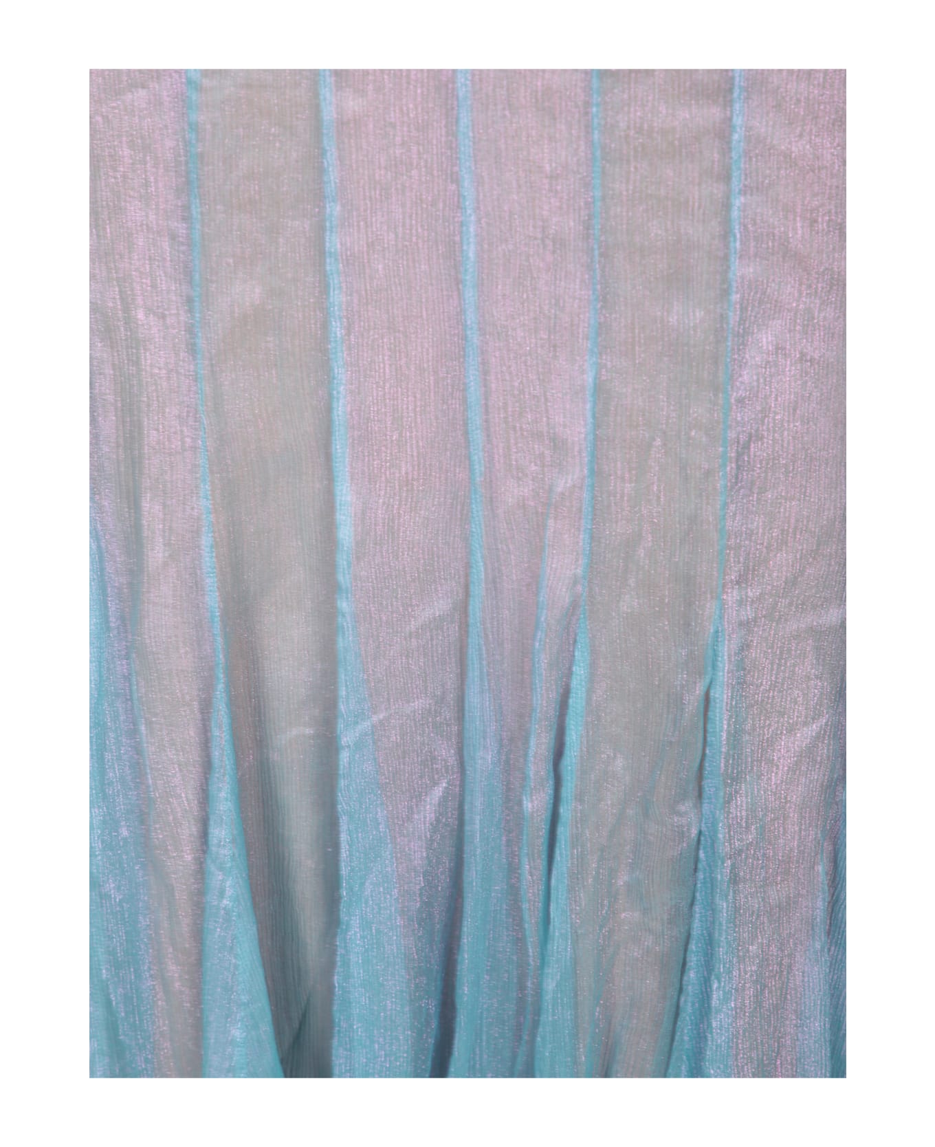 Maria Lucia Hohan Giustina Light Blue Silk Dress - Blue