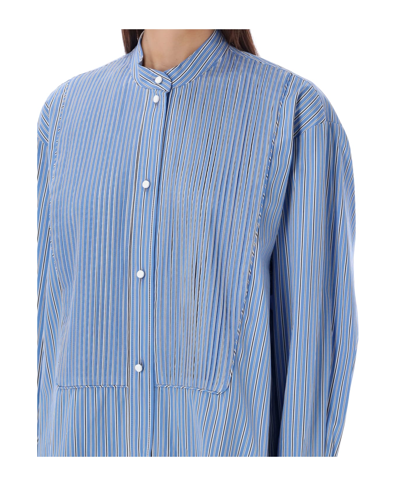Isabel Marant Rineta Shirt Dress - BLUE ワンピース＆ドレス