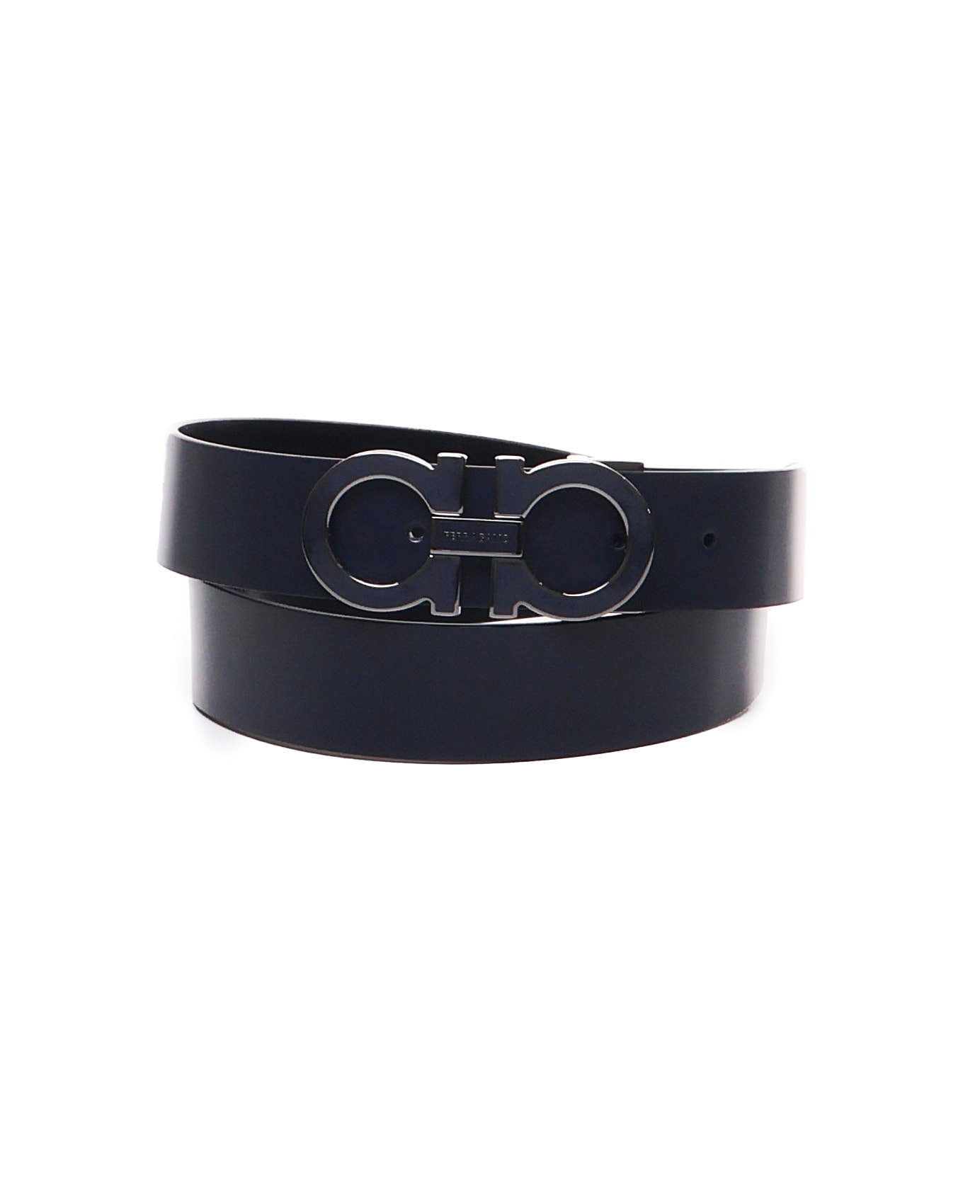 Ferragamo Gancini Belt In Calfskin - Non definito