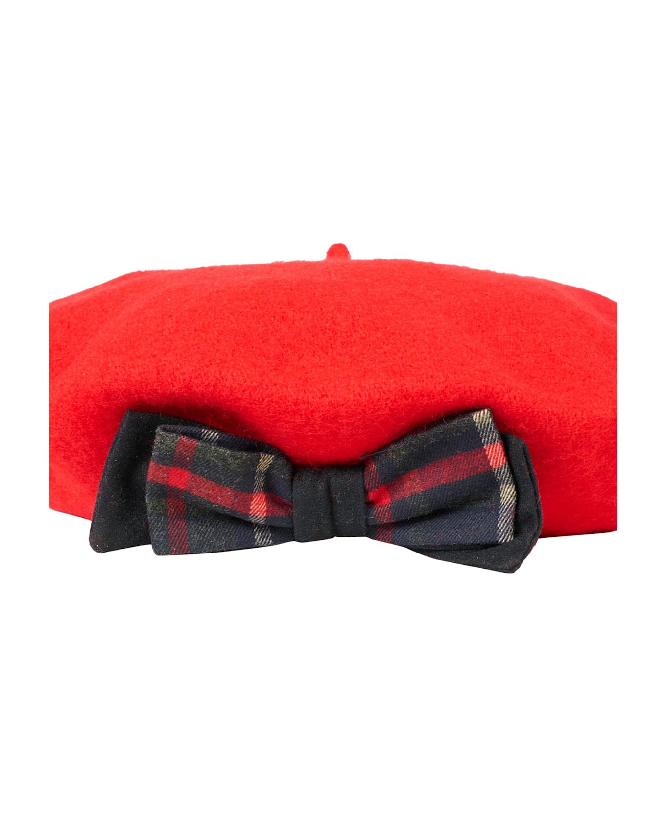 Patachou Red Beret For Baby Girl With Bow - Red