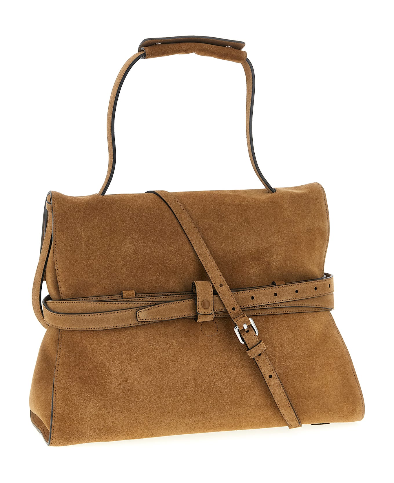 Moschino 
tie Me
 Shoulder Bag - Brown