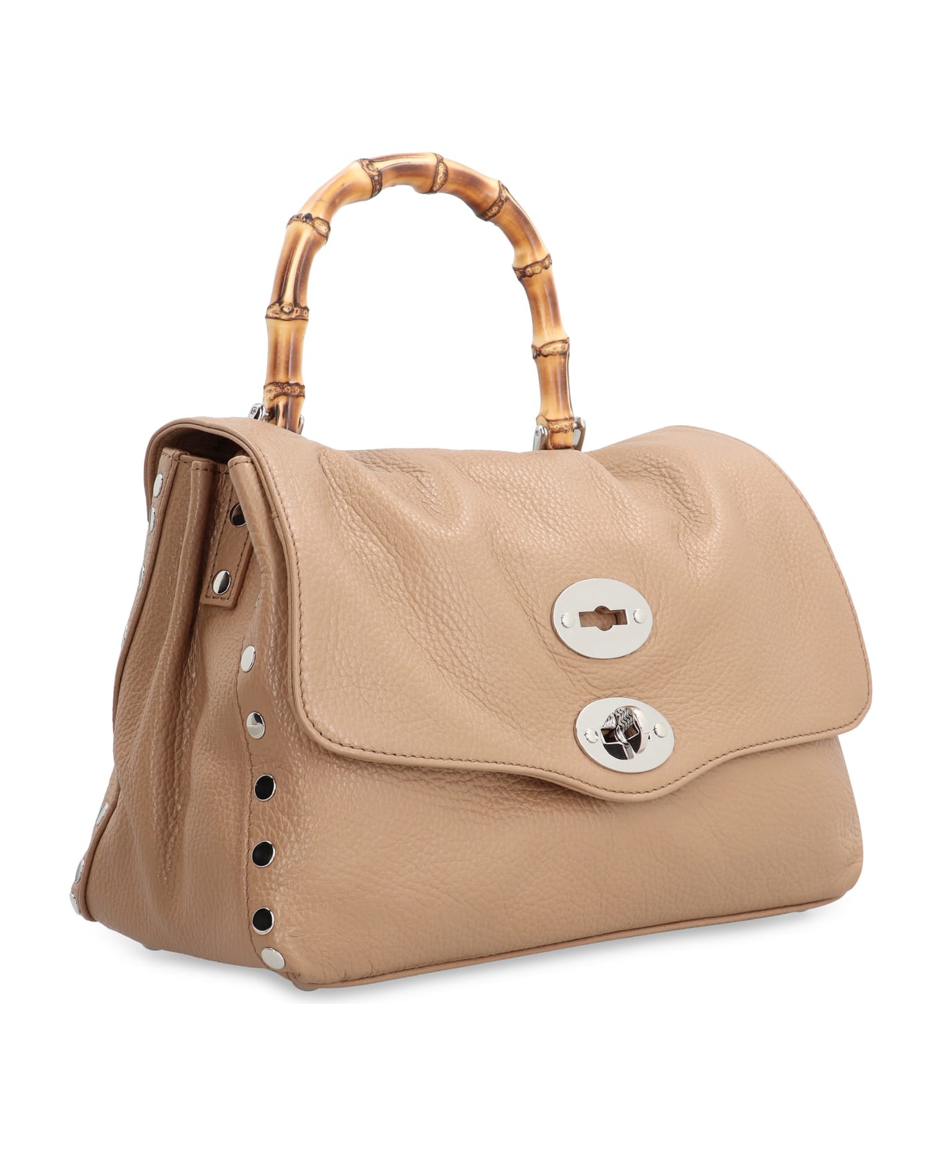 Zanellato Postina S Pebbled Leather Handbag - brown