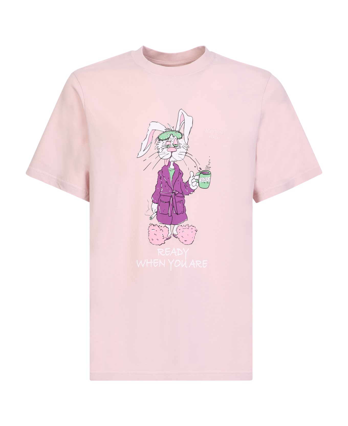 Martine Rose Rabbit Print T-shirt - Pink シャツ