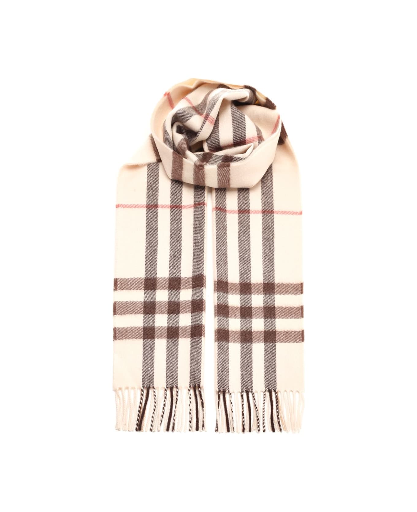 Burberry Cashmere Scarf - ALABASTER