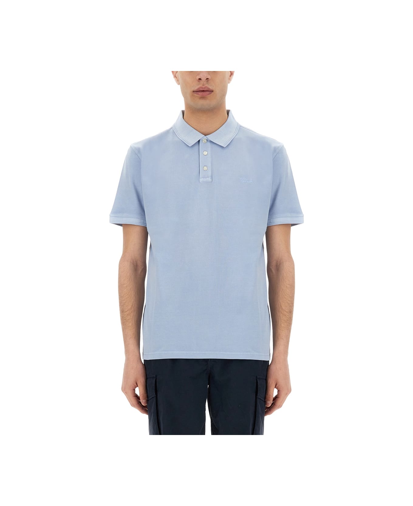 Woolrich Polo Shirt - BABY BLUE