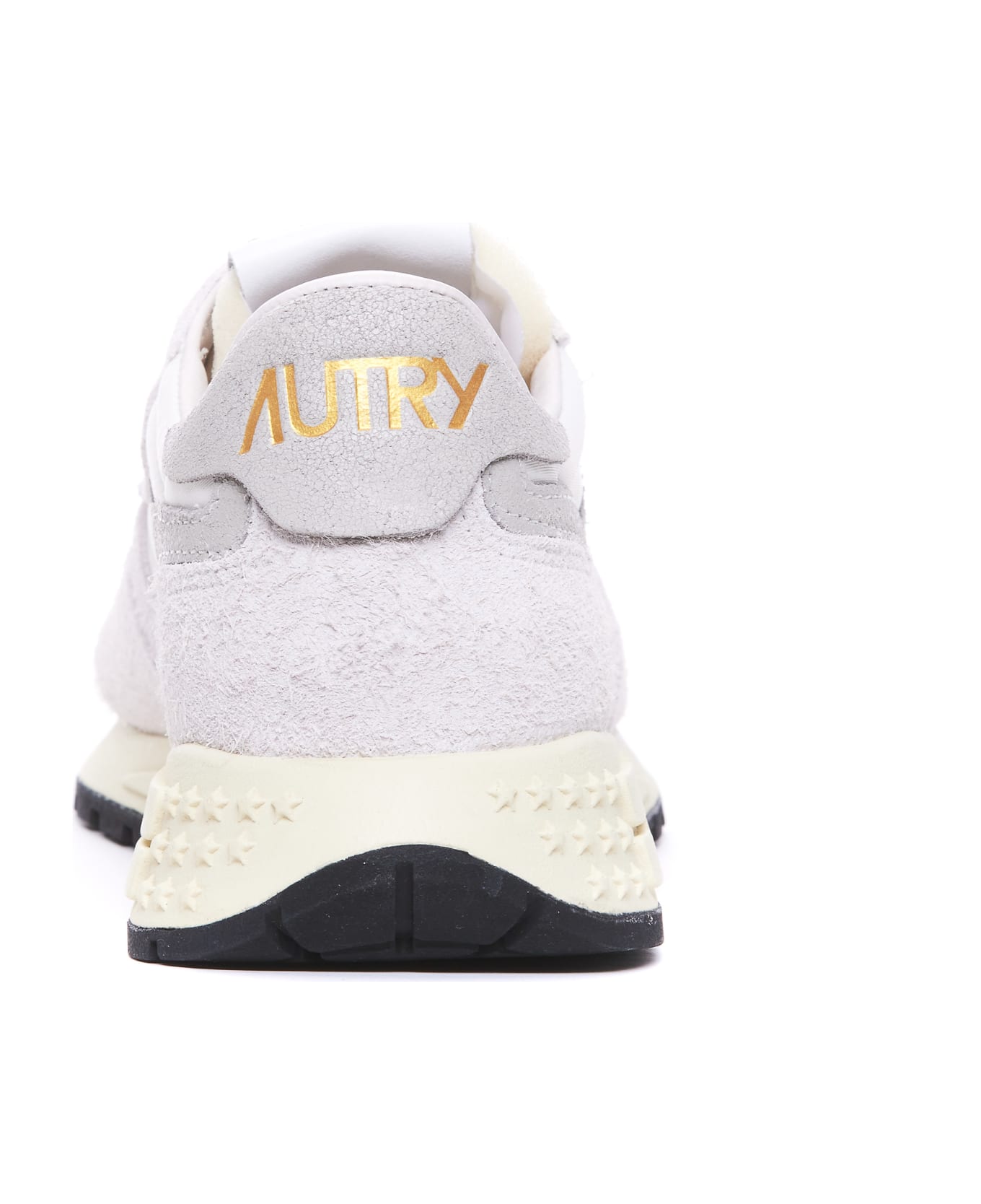 Autry Reelwind Low In Nylon And Suede - White