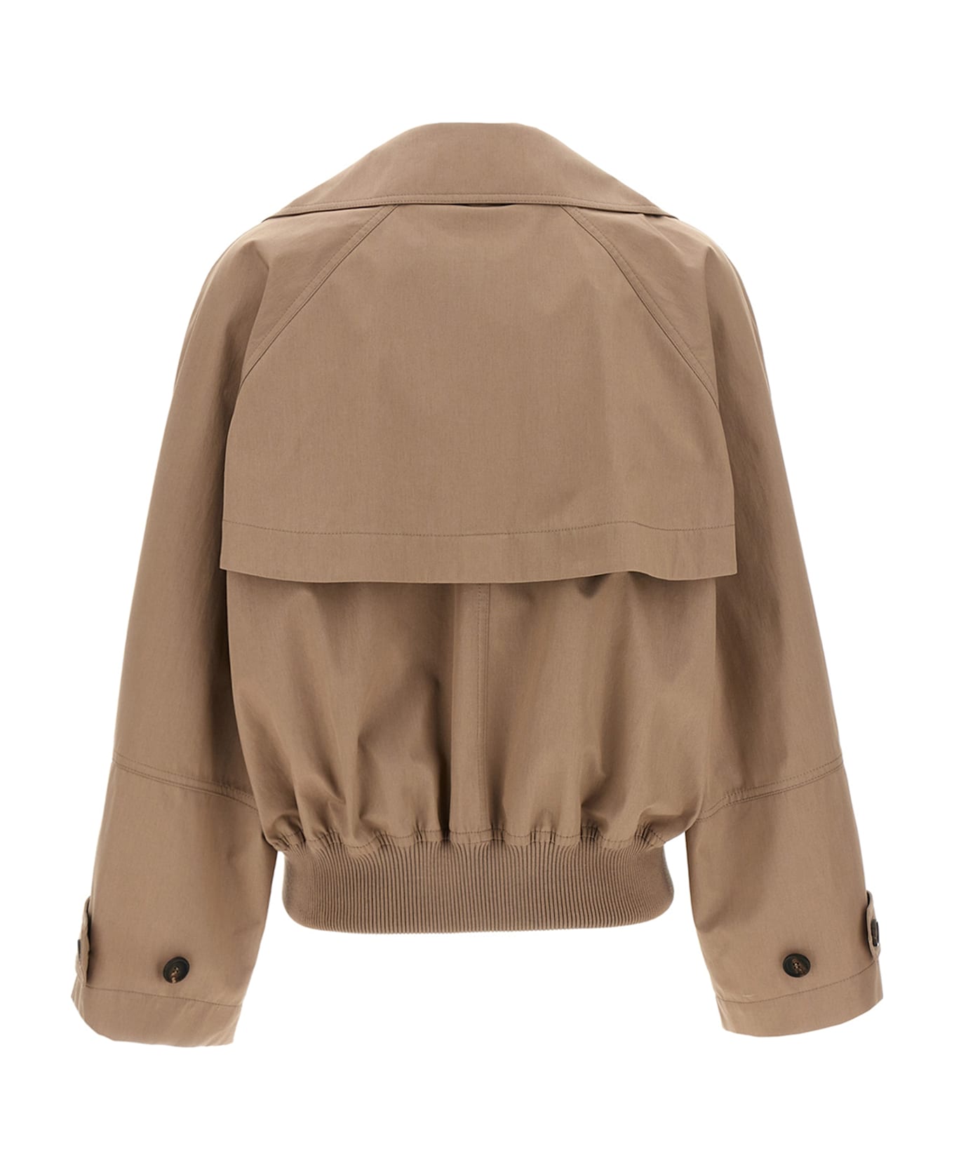 Brunello Cucinelli Cropped Caban - Beige