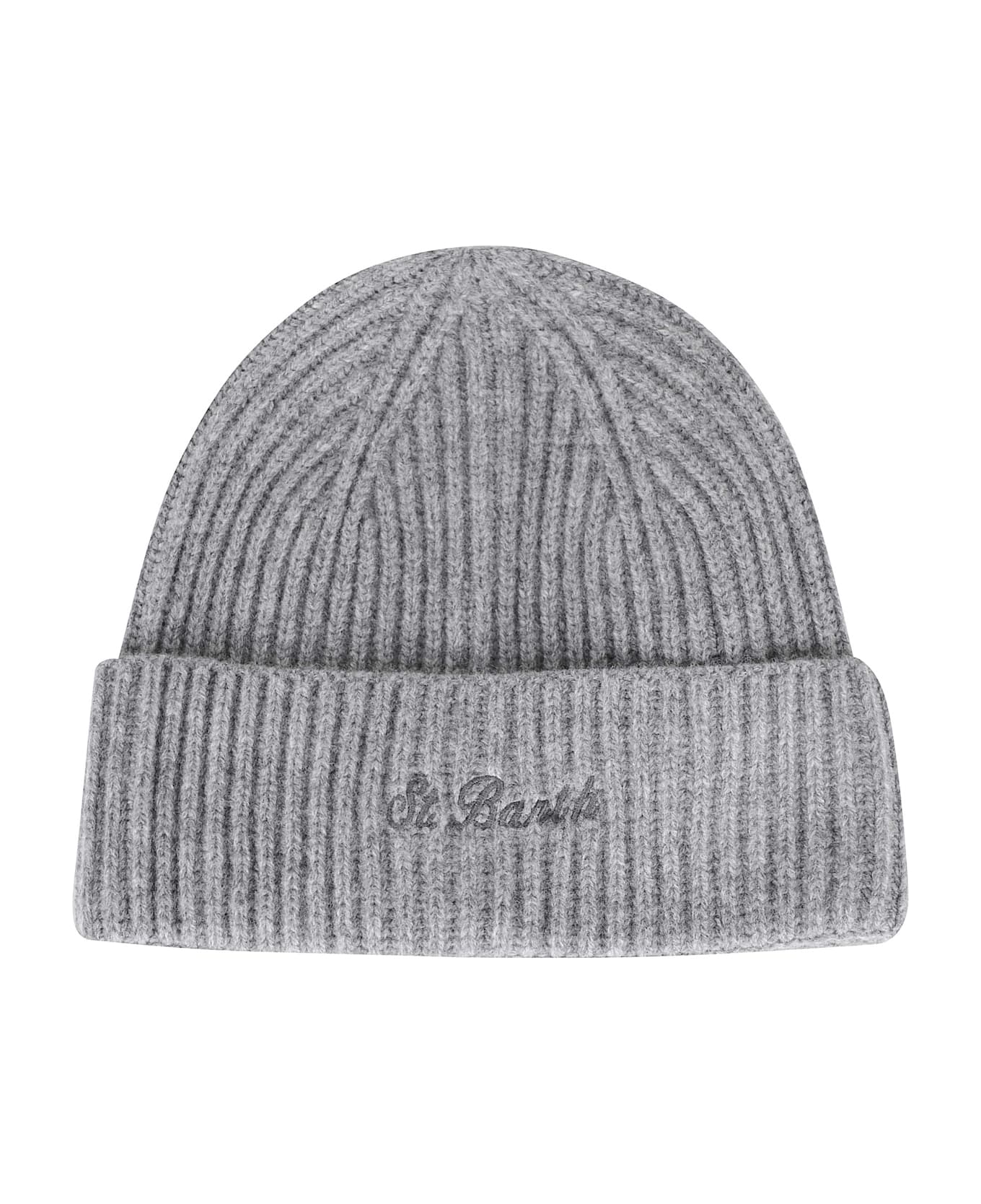 MC2 Saint Barth Knitted Cap - M Grey Melange