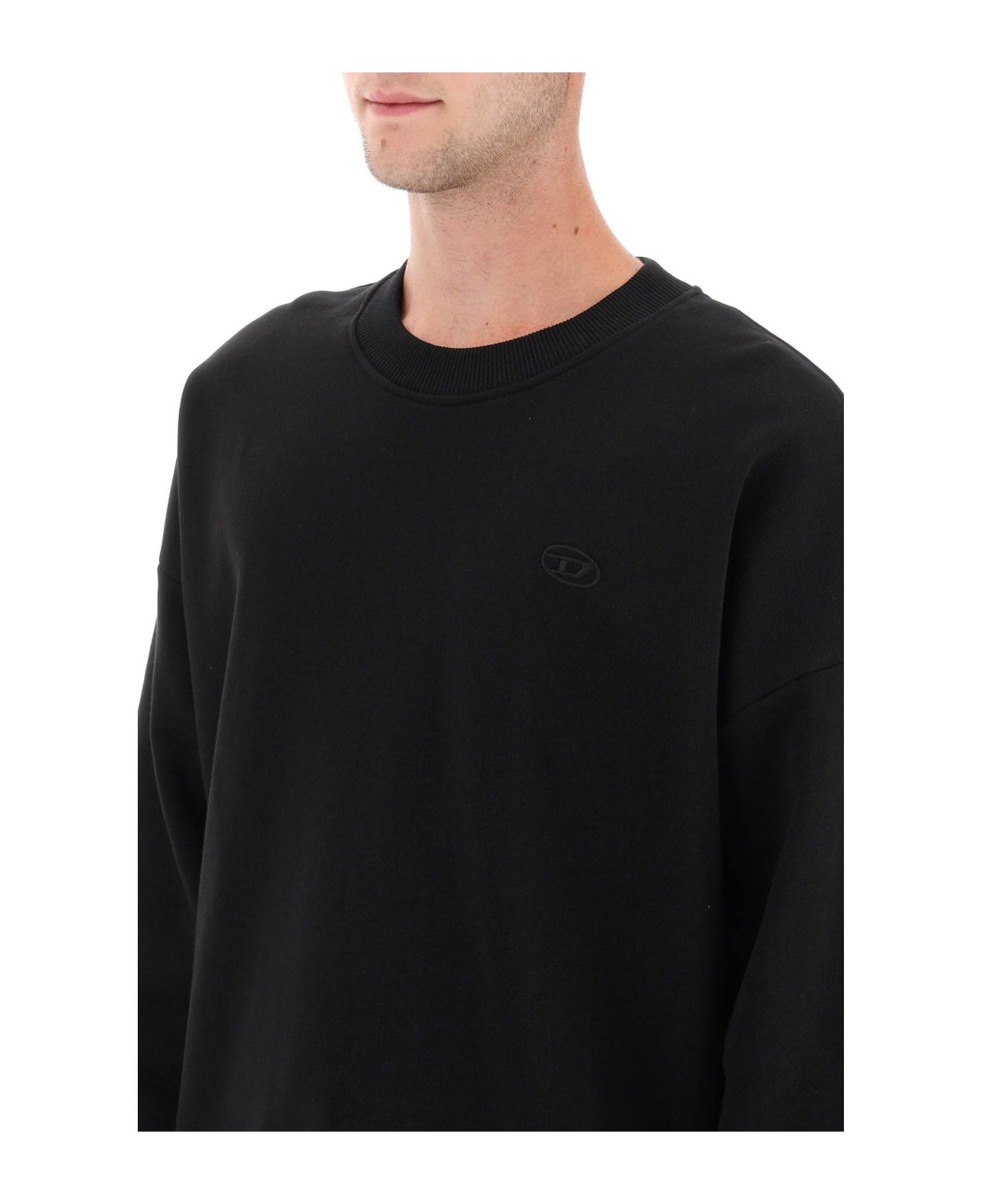 Diesel S-rob Megoval-d Sweatshirt - Black