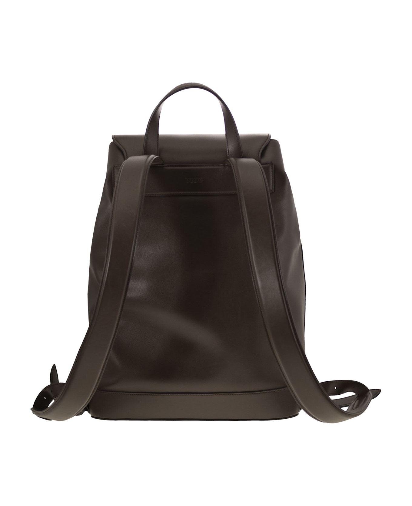 Tod
s T Timeless Medium Leather Backpack - Brown