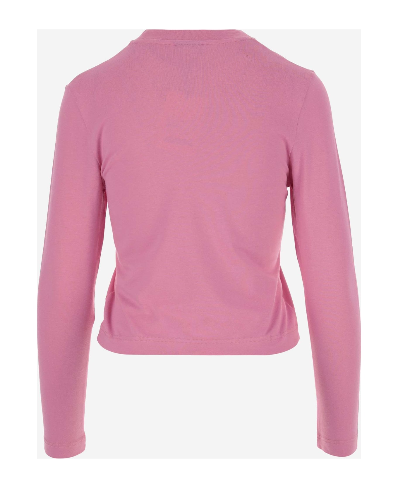 Jacquemus Le T-shirt Gros Grain Manches Longues - Pink Tシャツ