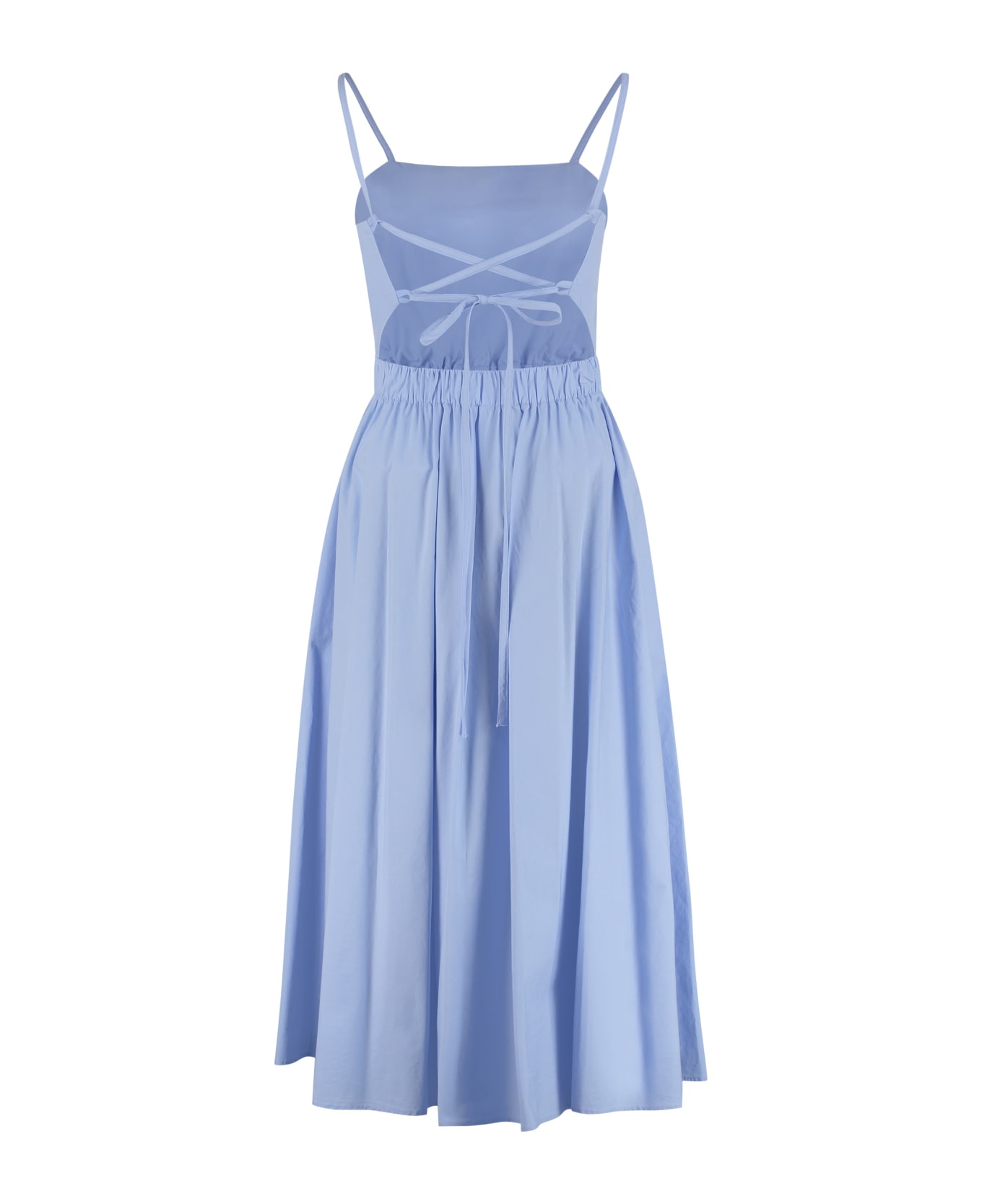Department Five Cotton Midi Dress - Blue