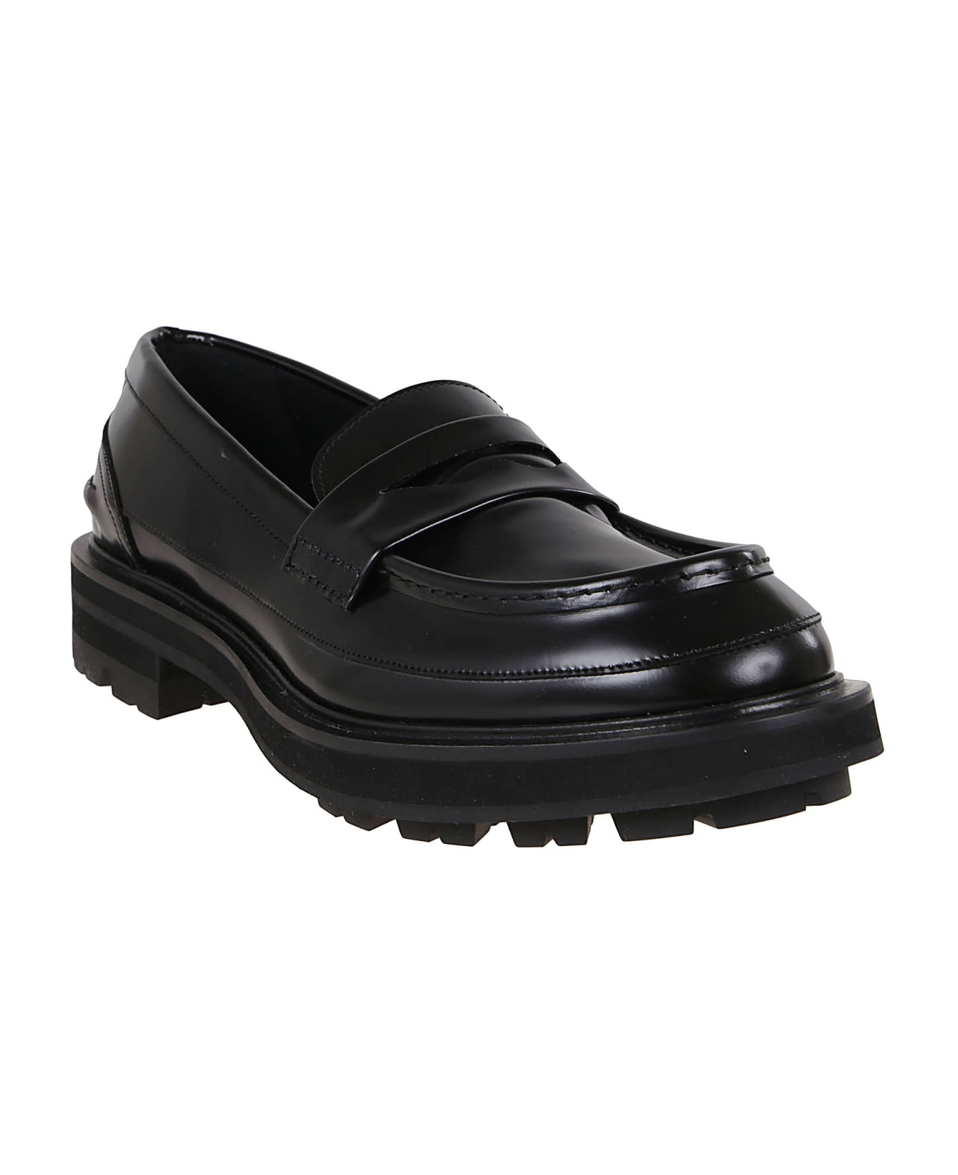 Alexander McQueen Shoe Leath.sole Leat - Black