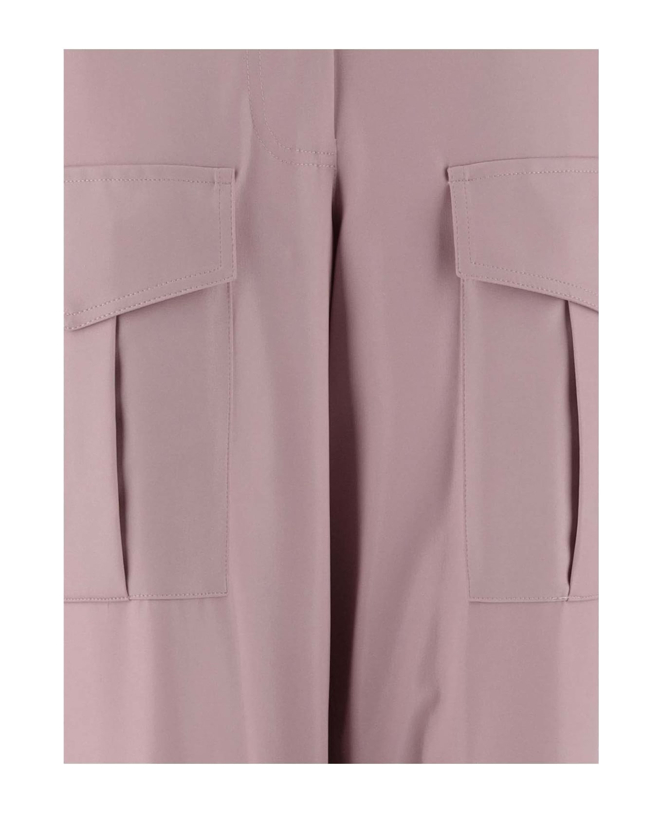 Pinko Leatherette Cargo Pants - Pink