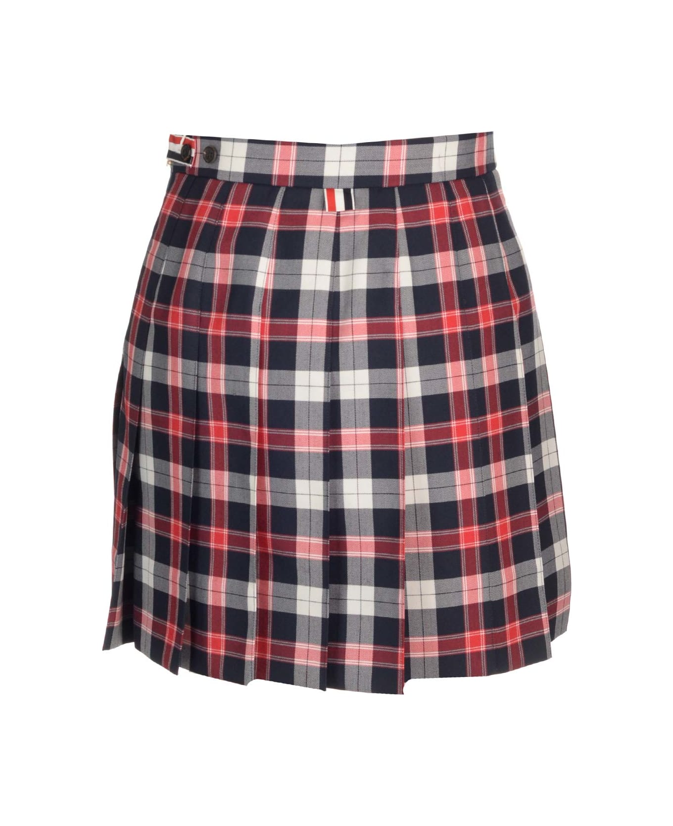 Thom Browne Pleated Mini Skirt - MULTICOLOR