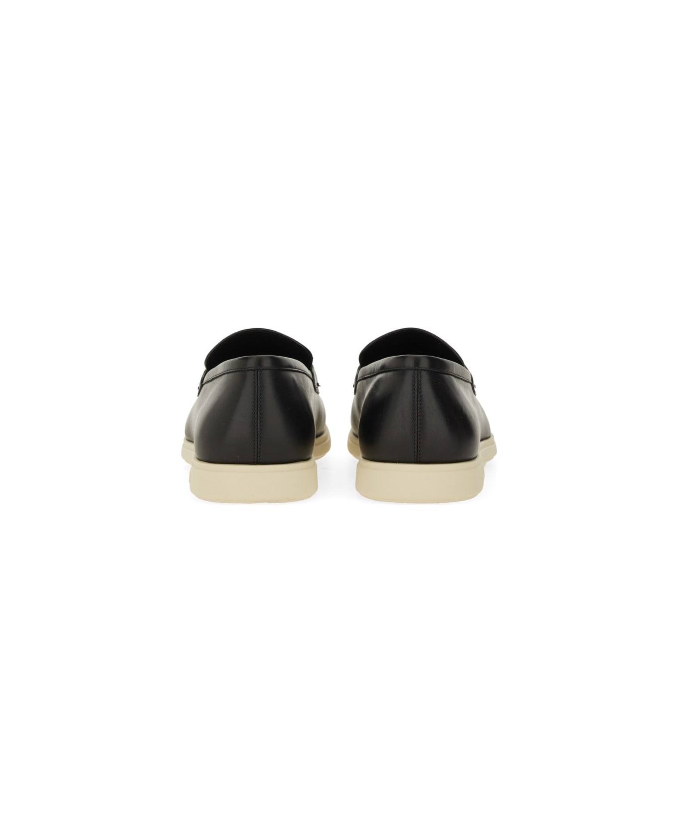 Ferragamo Moccasin "gancini" - BLACK