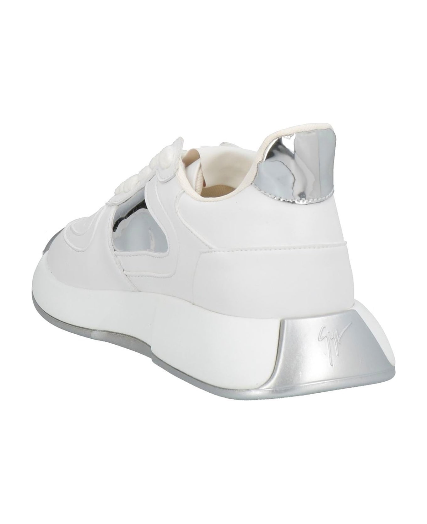 Giuseppe Zanotti Leather Sneakers - White