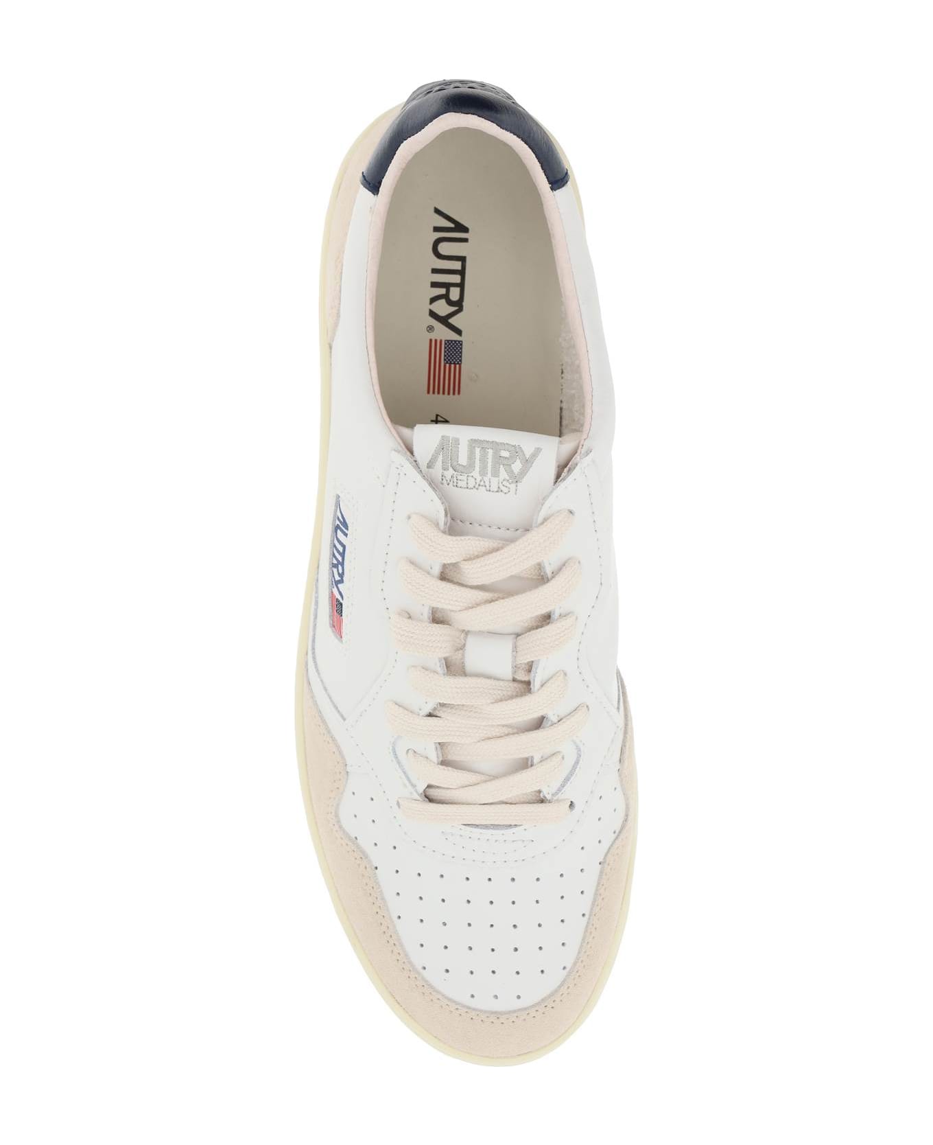 Autry Medalist Suede Sneakers - White
