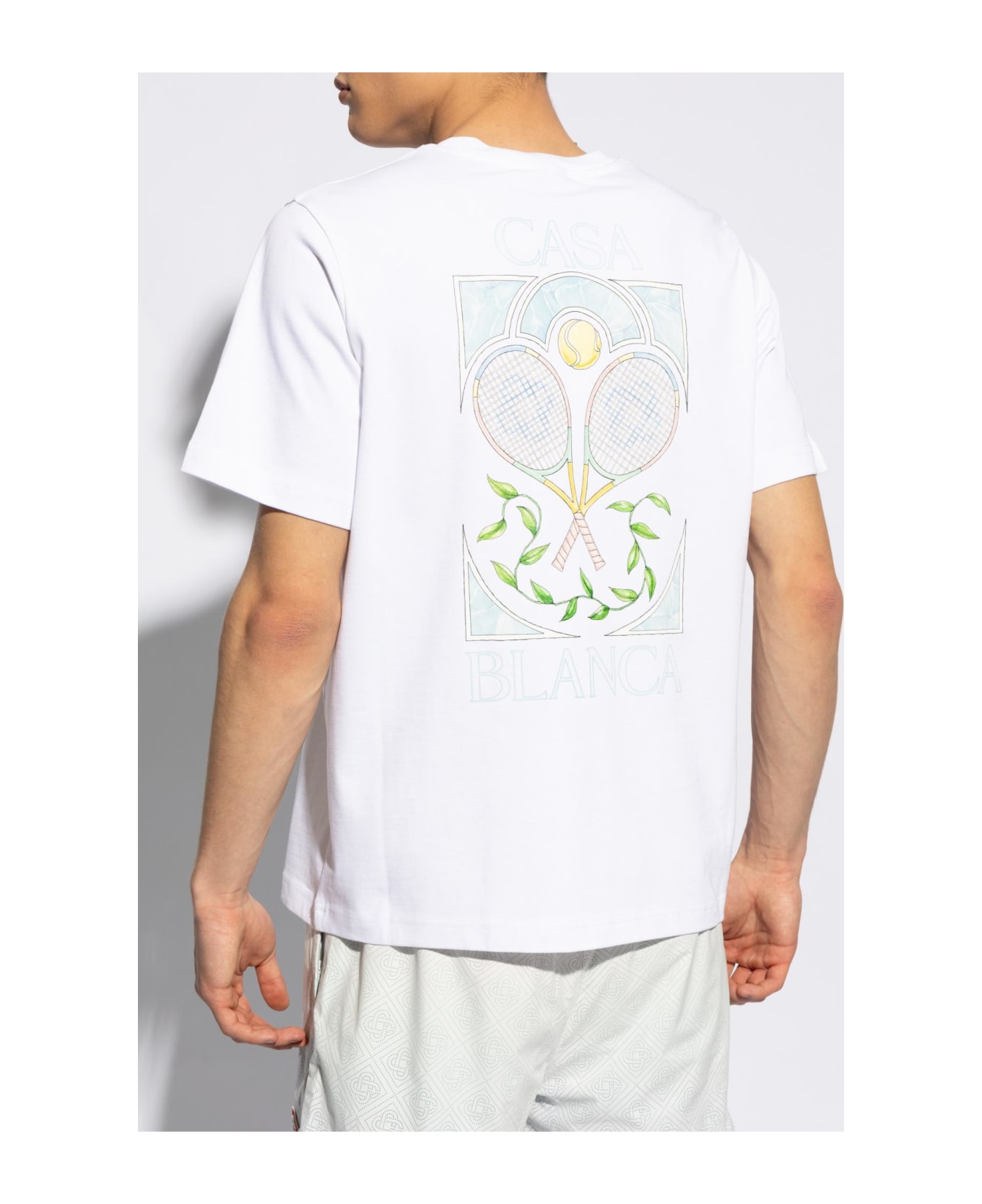 Casablanca Printed T-shirt - Bianco