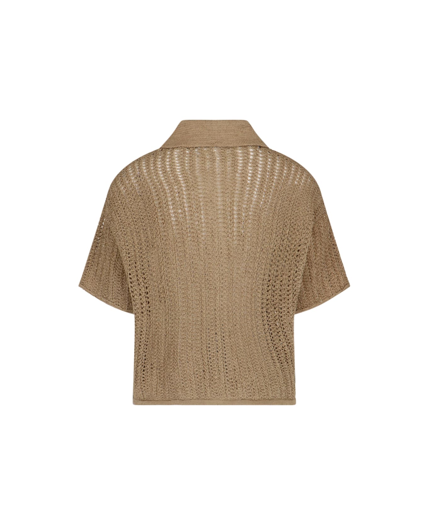 Bonsai Crochet Shirt - Beige