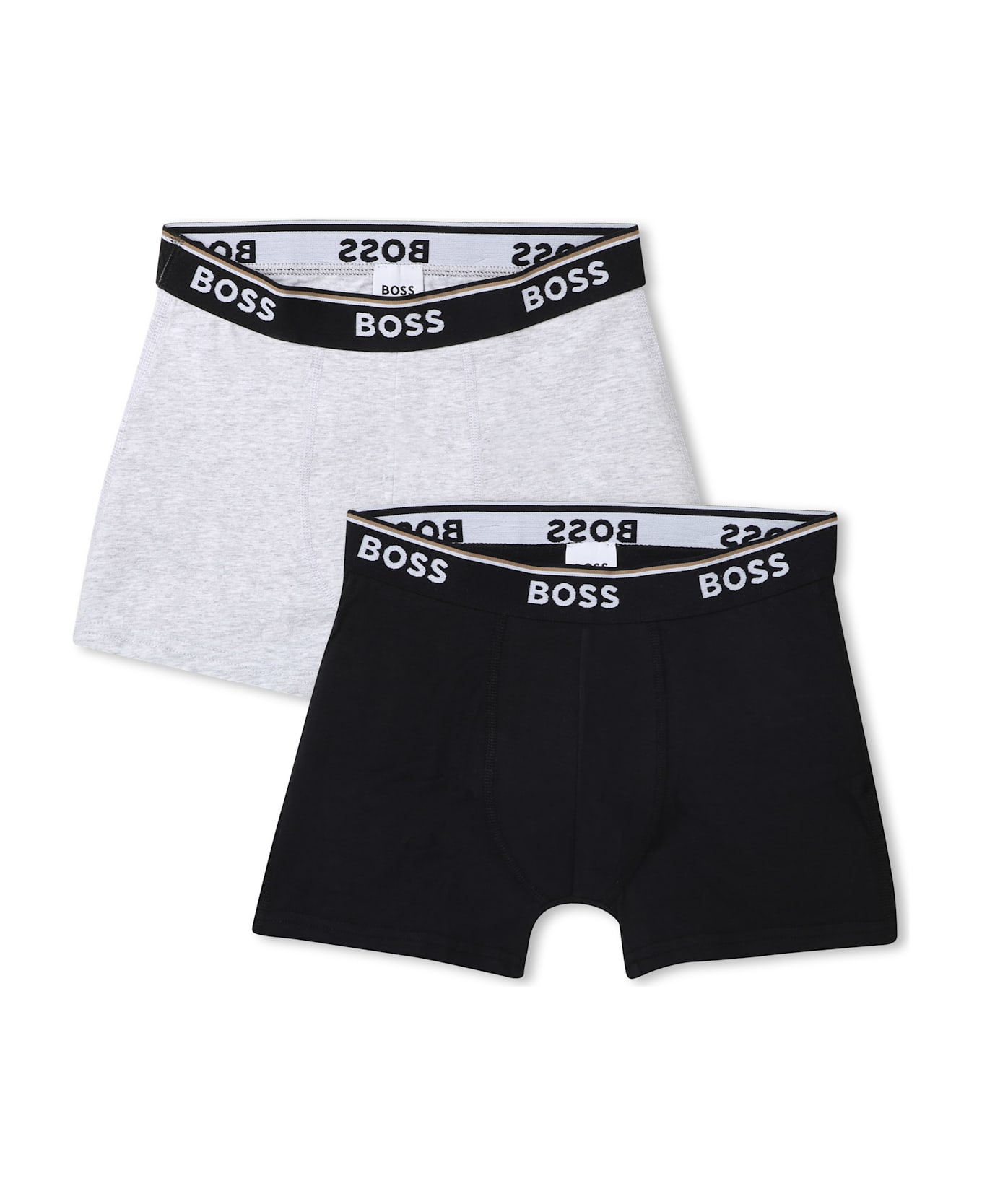 Hugo Boss Slip Con Logo - Black