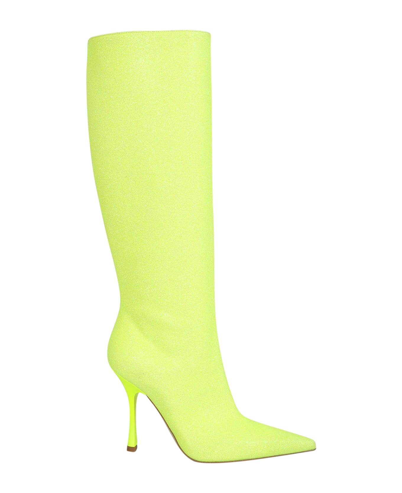 Leonie Hanne High-heel Micro-glitter Boots - Yellow ブーツ
