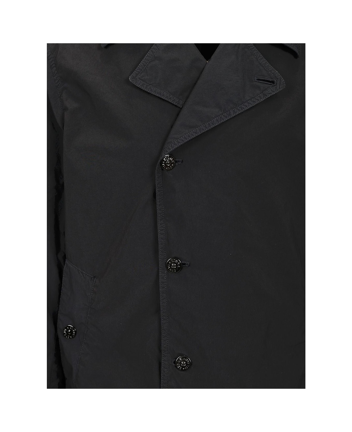 Short Nylon Trench Coat - Thumbnail 5