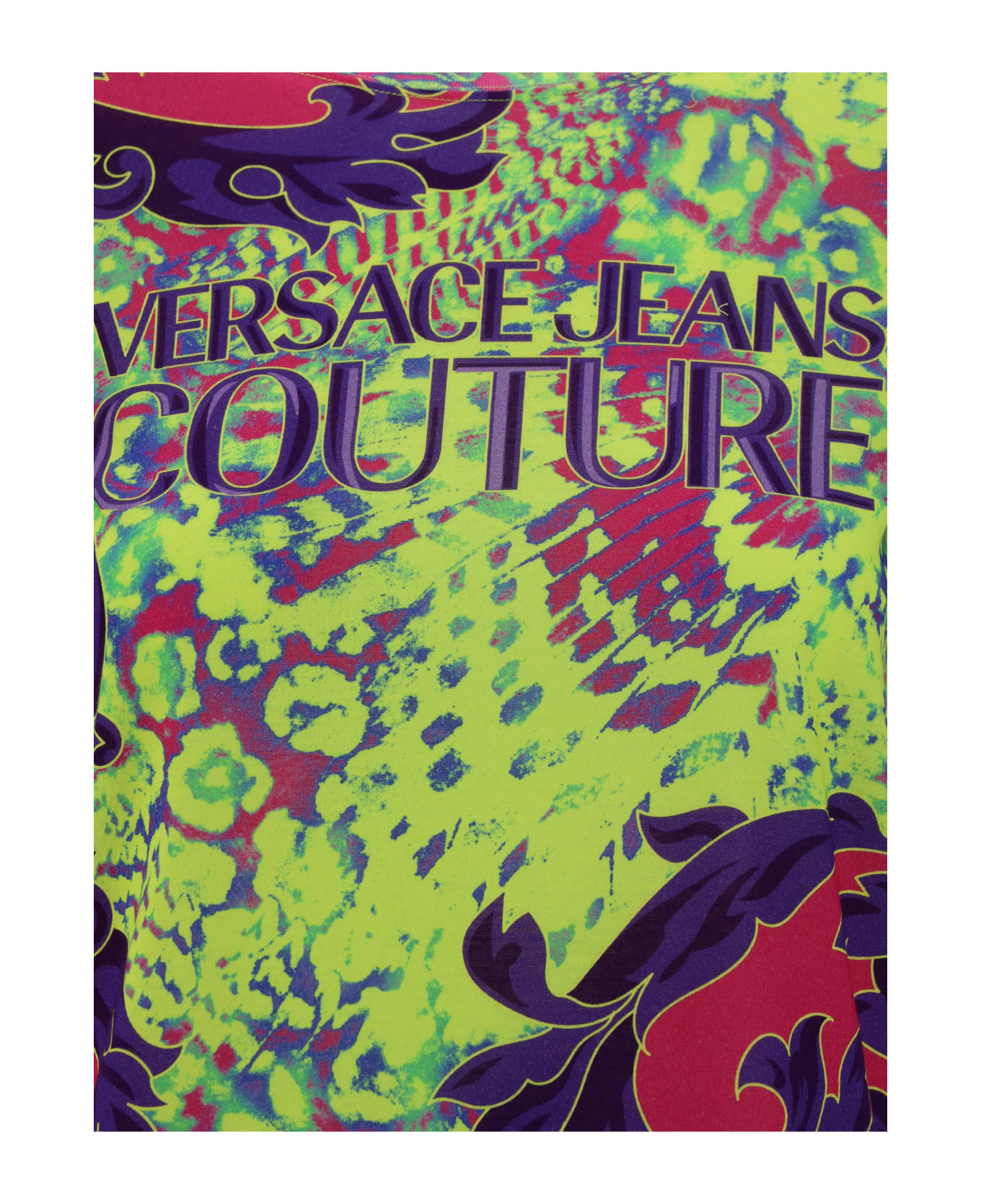 Versace Jeans Couture Logo Print Regular T-shirt - Acid 76