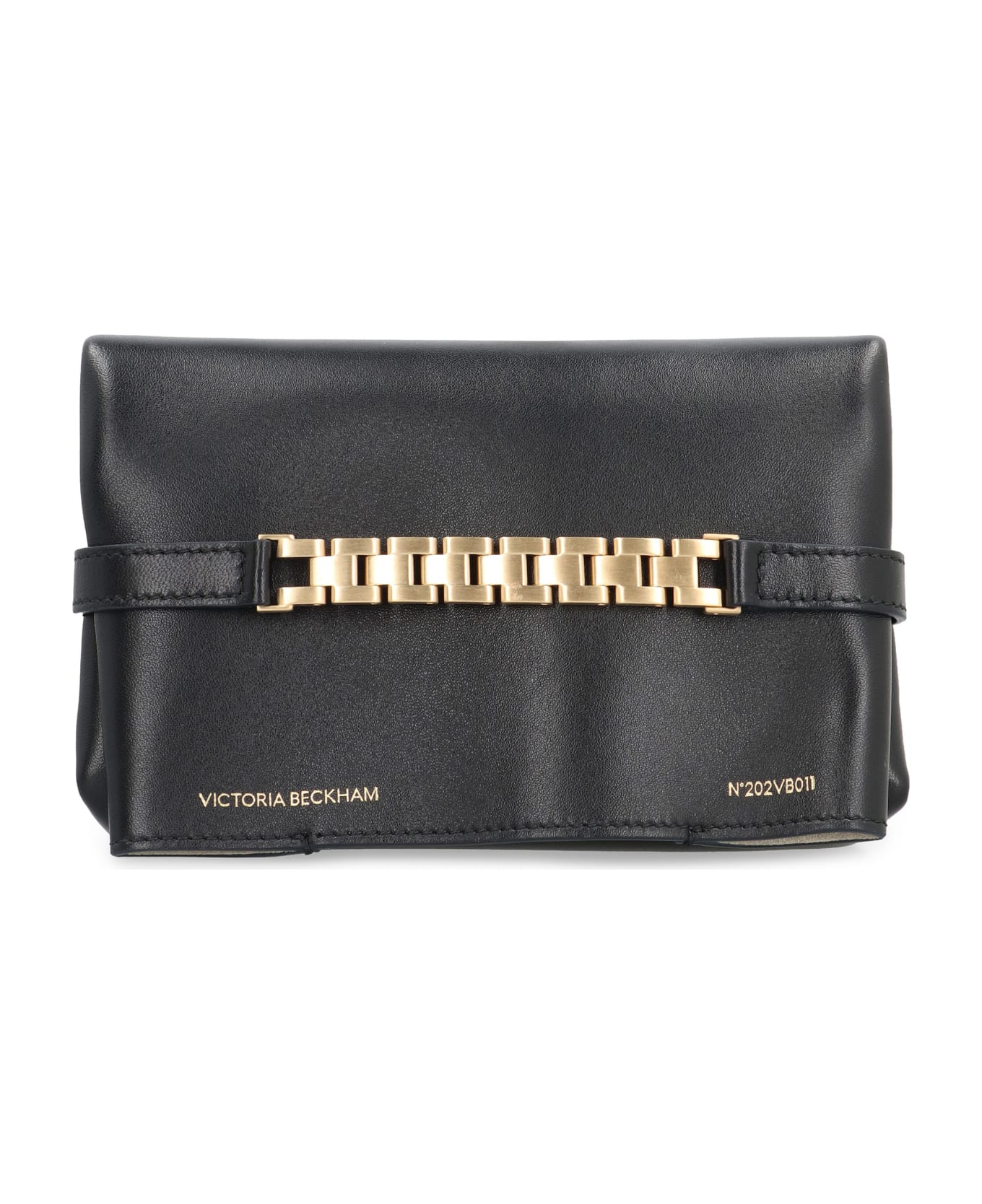 Victoria Beckham Leather Mini Pouch - Black クラッチバッグ