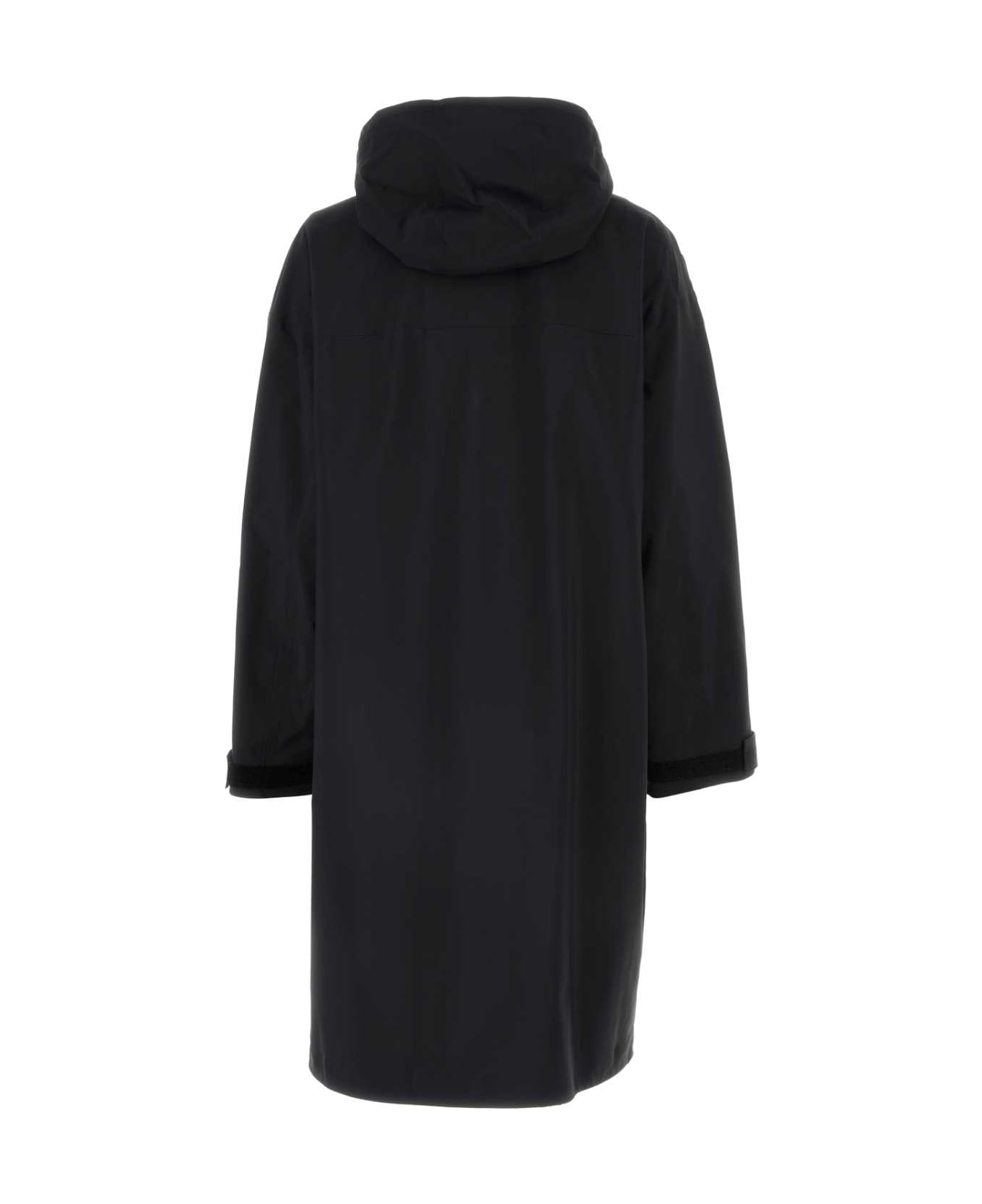 Prada Black Re-nylon Overcoat - NERO