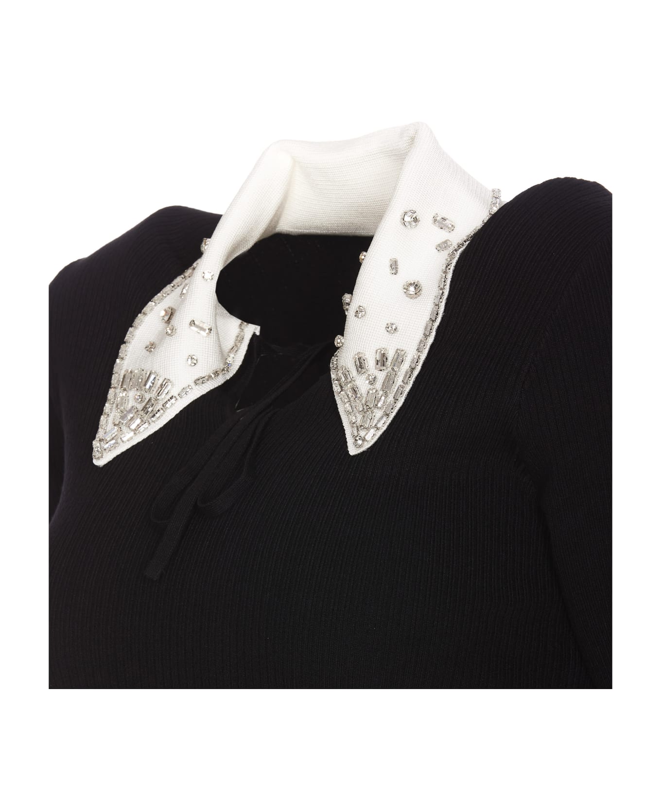 Liu-Jo 3/4 Sleeves Sweater - Black