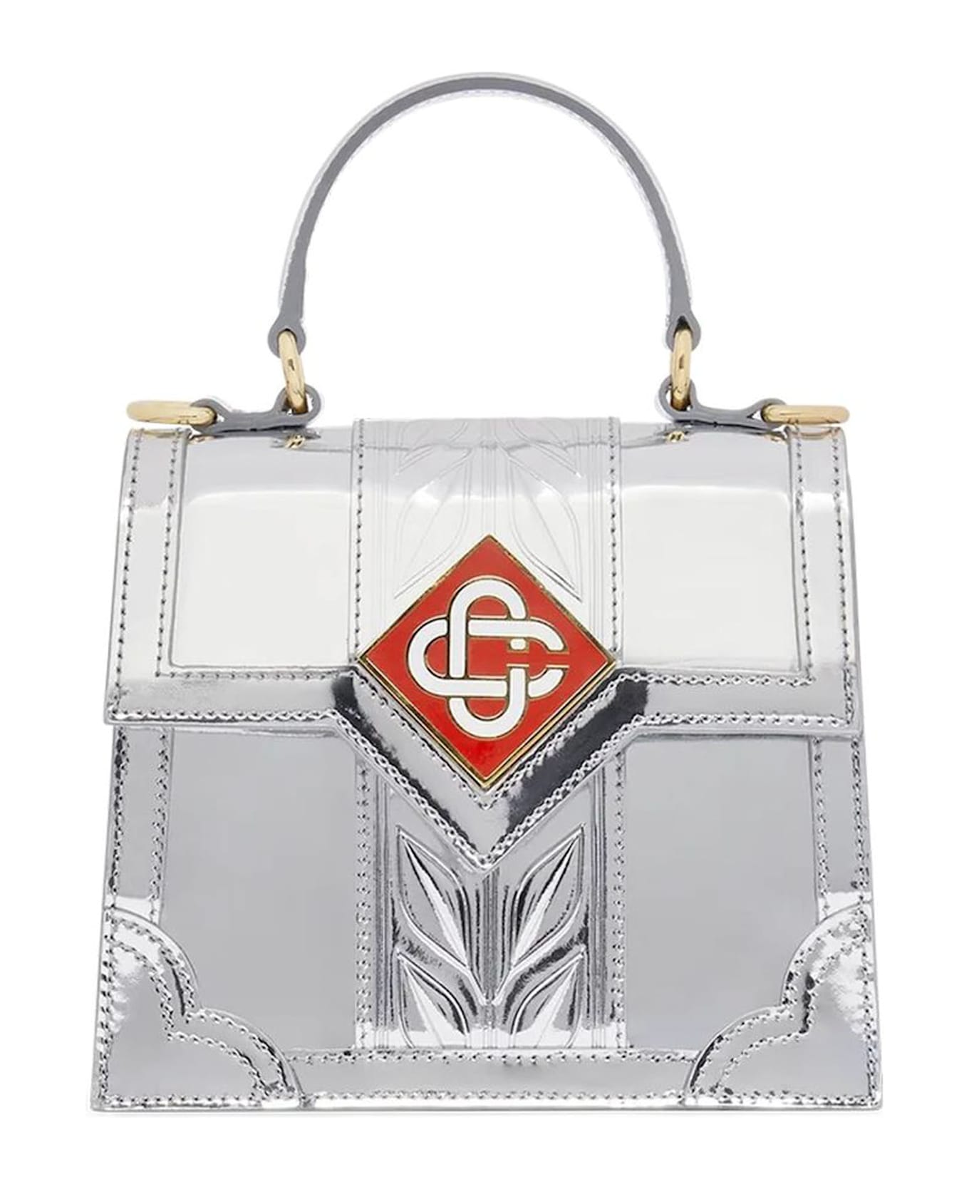 Casablanca Silver Mini Jeanne Bag - Silver