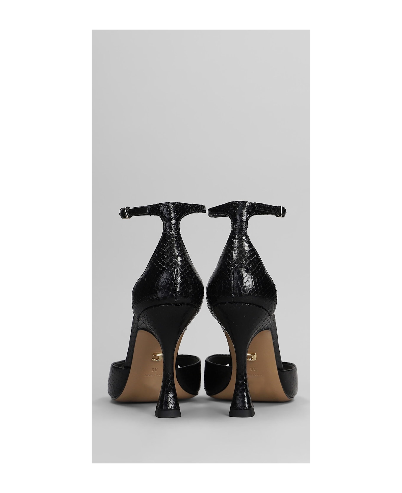 Lola Cruz Kumala 95 Sandals In Black Leather - black