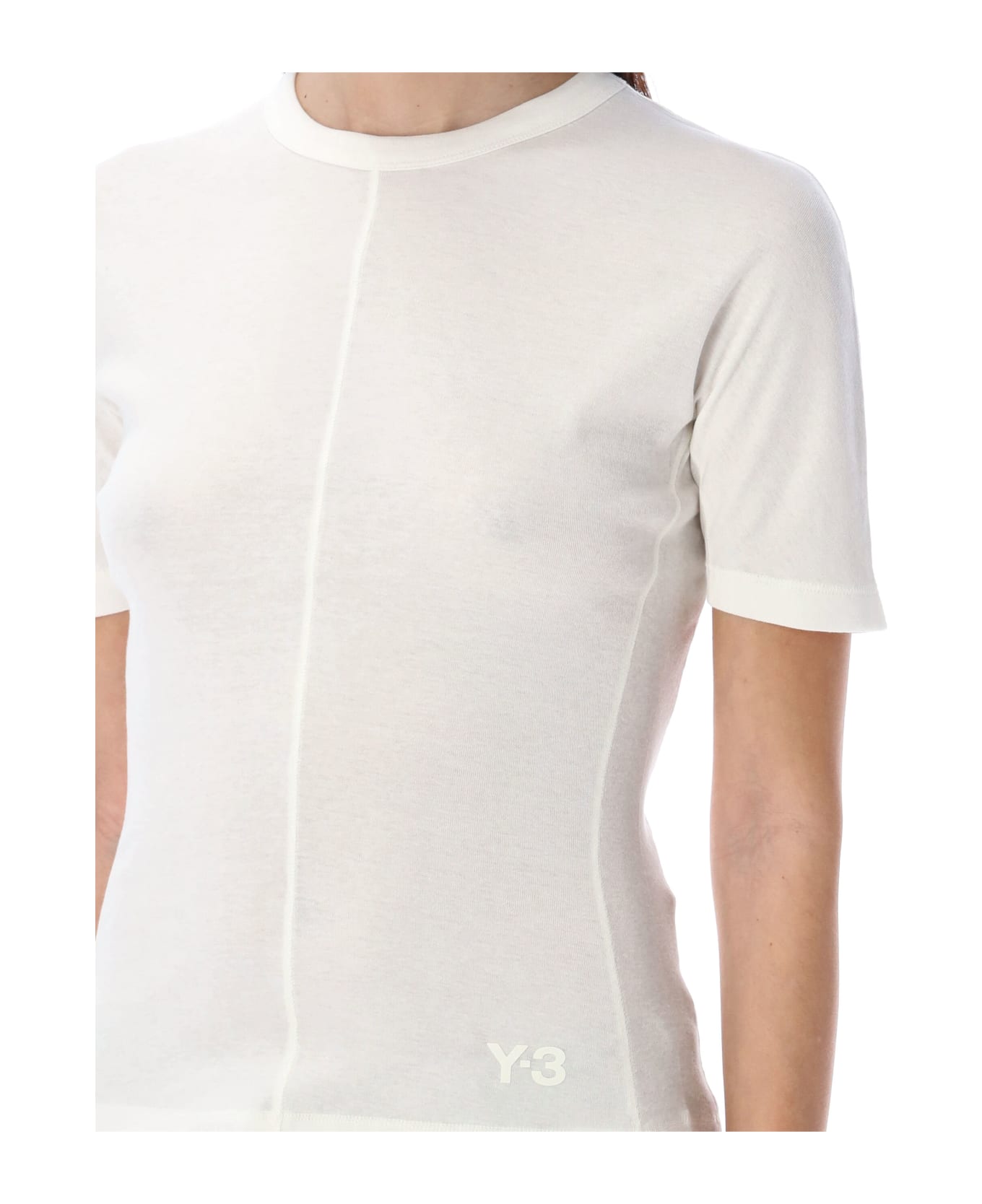 Y-3 Fitted T-shirt - OFF WHITE