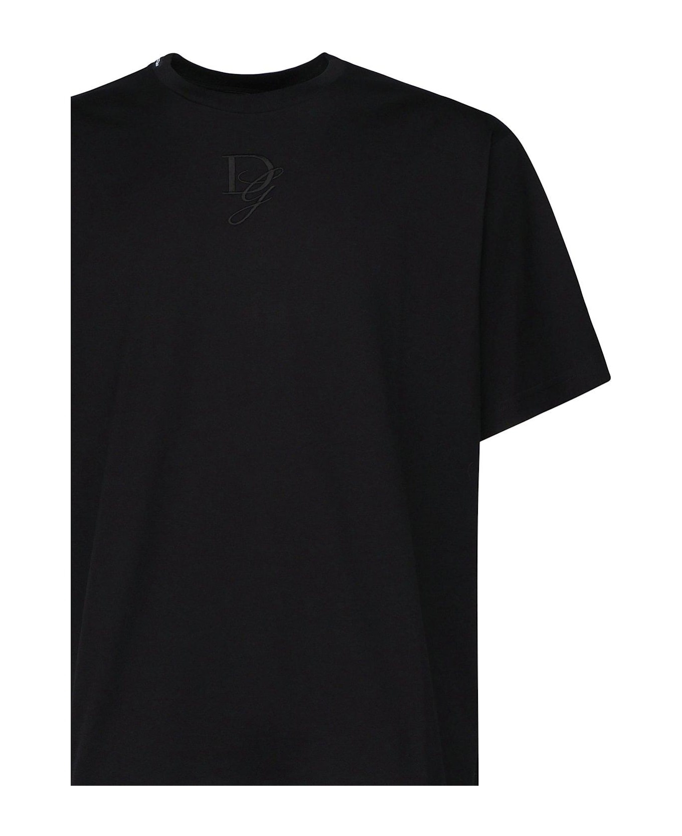 Dolce & Gabbana Logoed T-shirt - Black