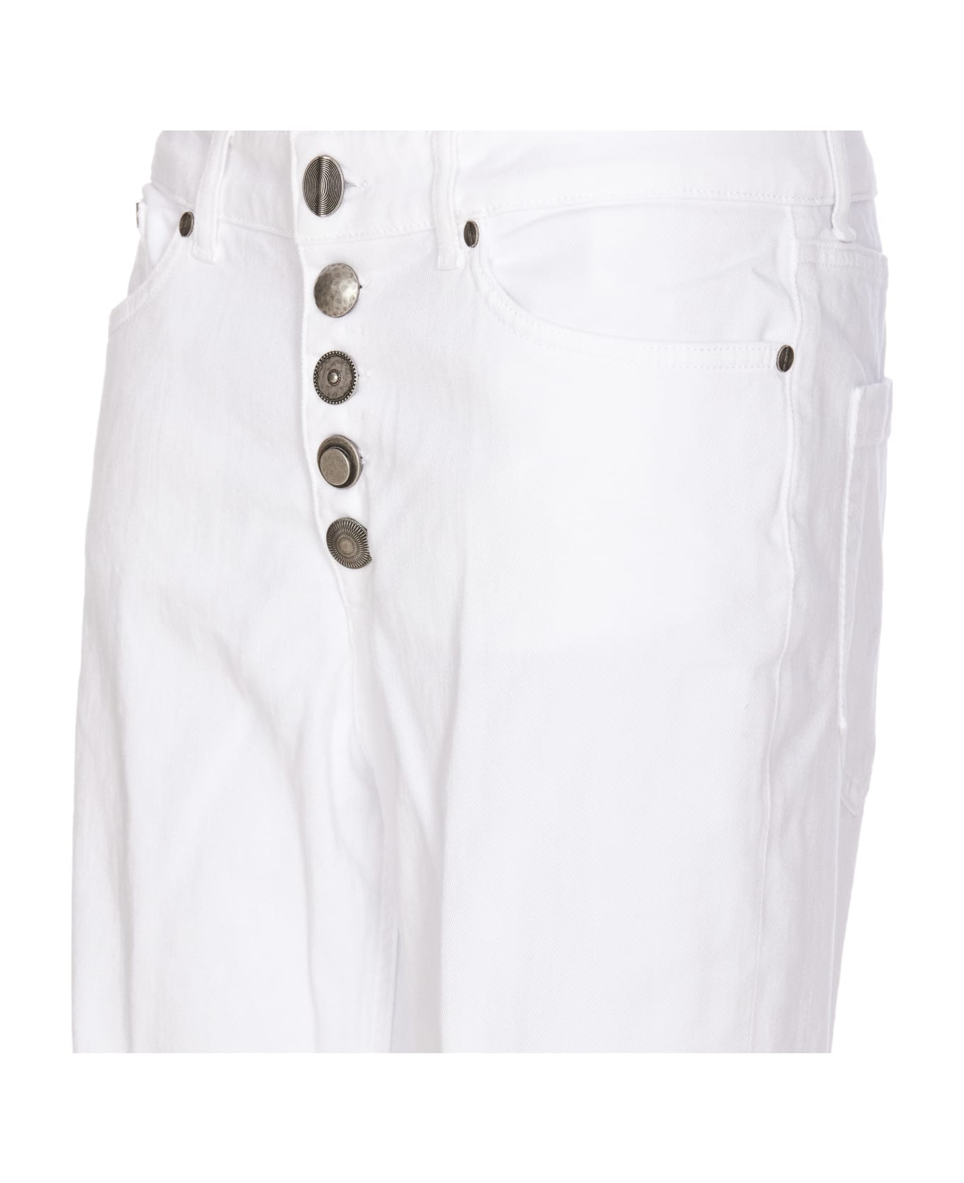 Dondup Koons Gioiello Denim Jeans - White