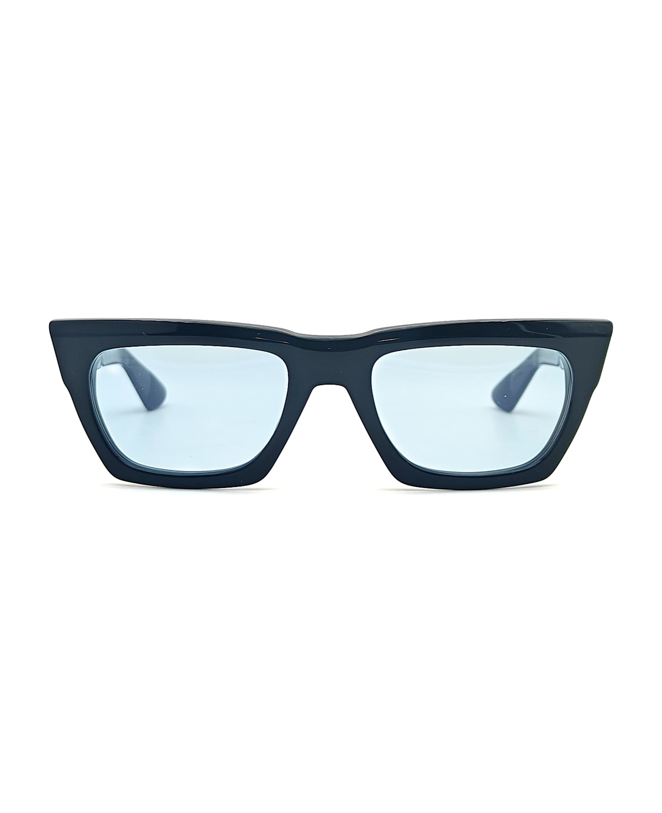 Chrome Hearts Cliterally - Black / Blue Fog Lens Sunglasses - Black