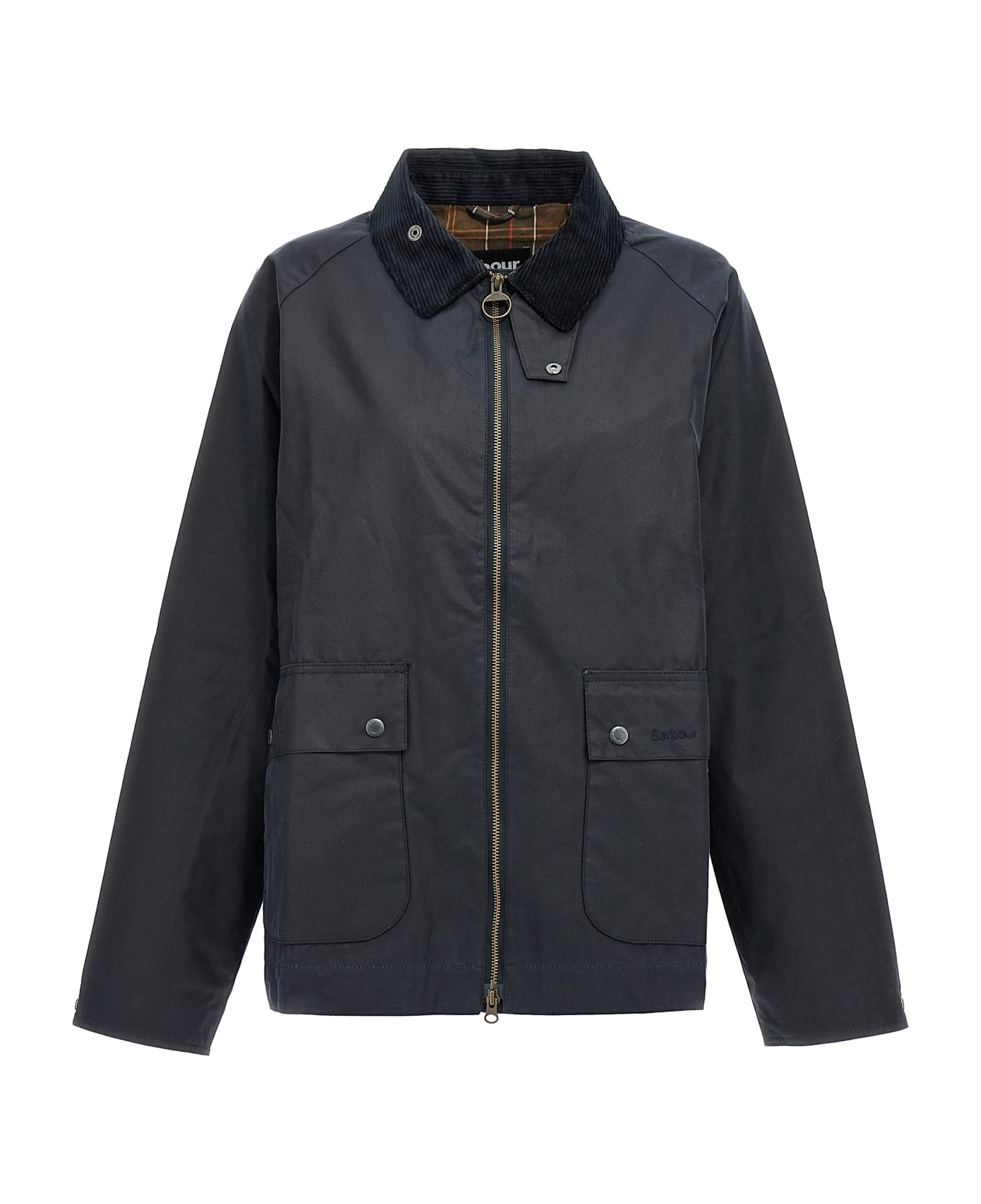 Barbour 'short Bedale' Jacket - Blue