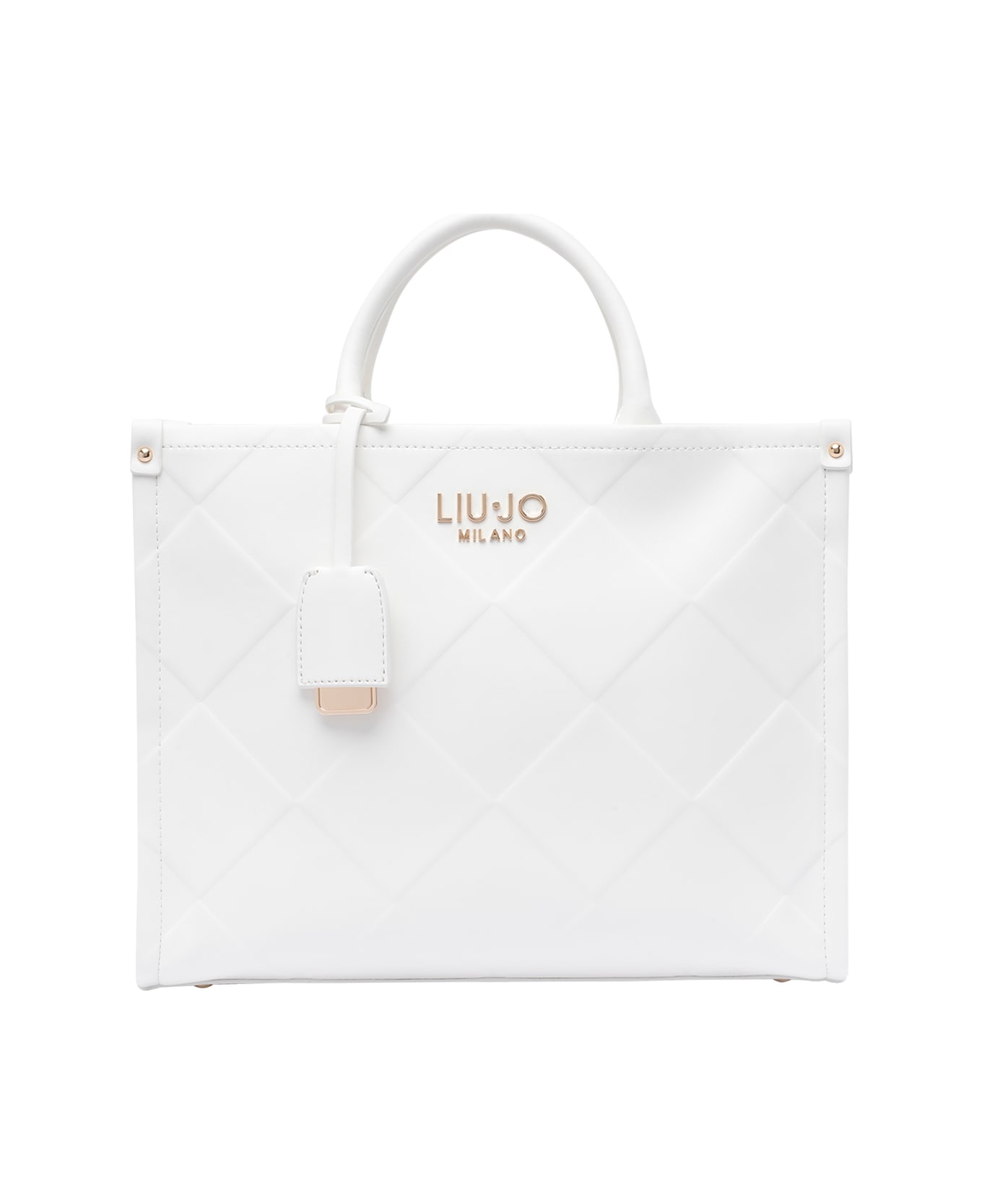 Liu-Jo Logo Tote Bag - White