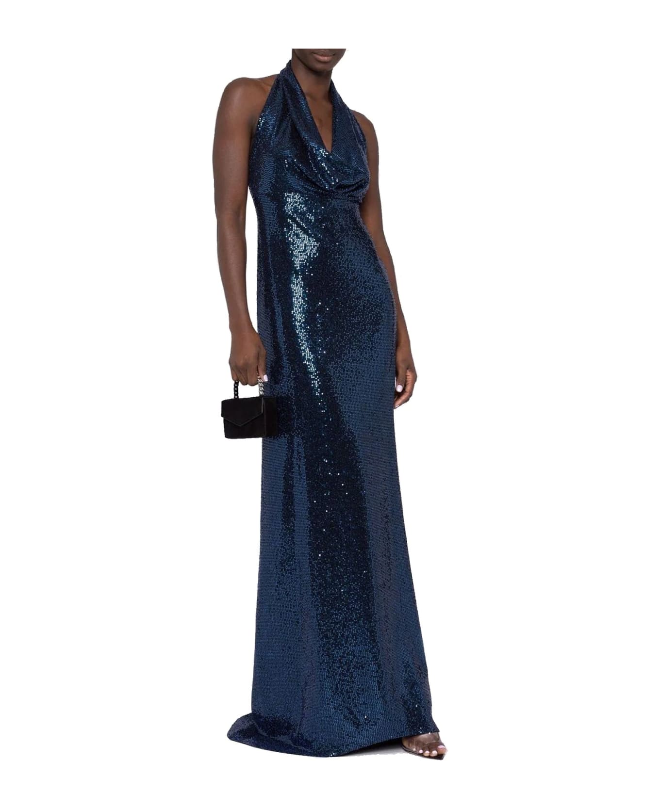 Blanca Vita Sequin-embellished Long Dress - Blue ワンピース＆ドレス