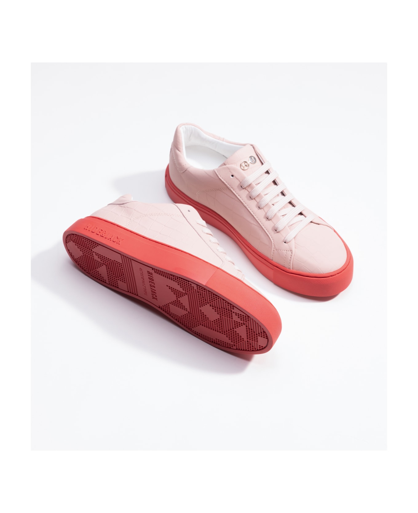 Hide&Jack Low Top Sneaker - Essence Pink Red