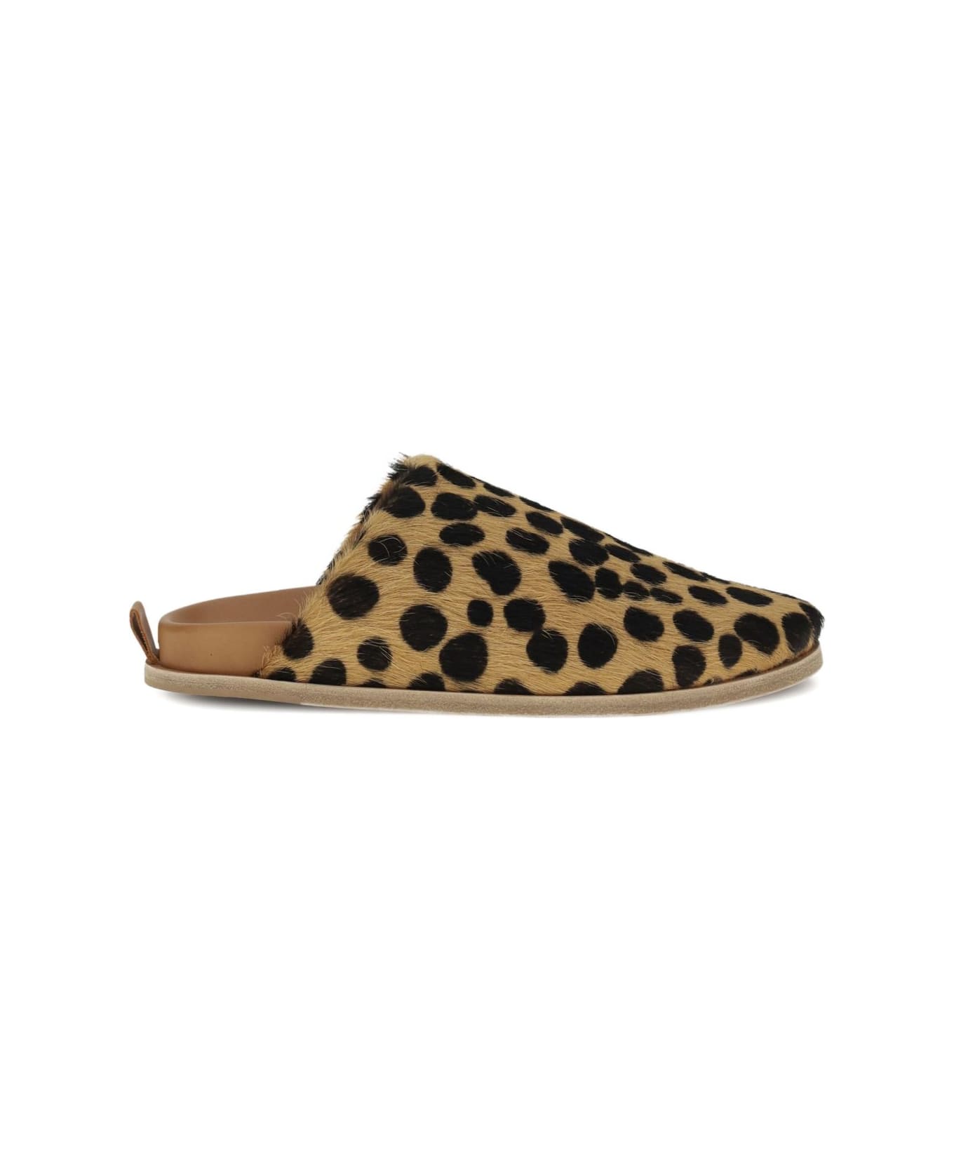 Forte_Forte Printed Slippers - Brown