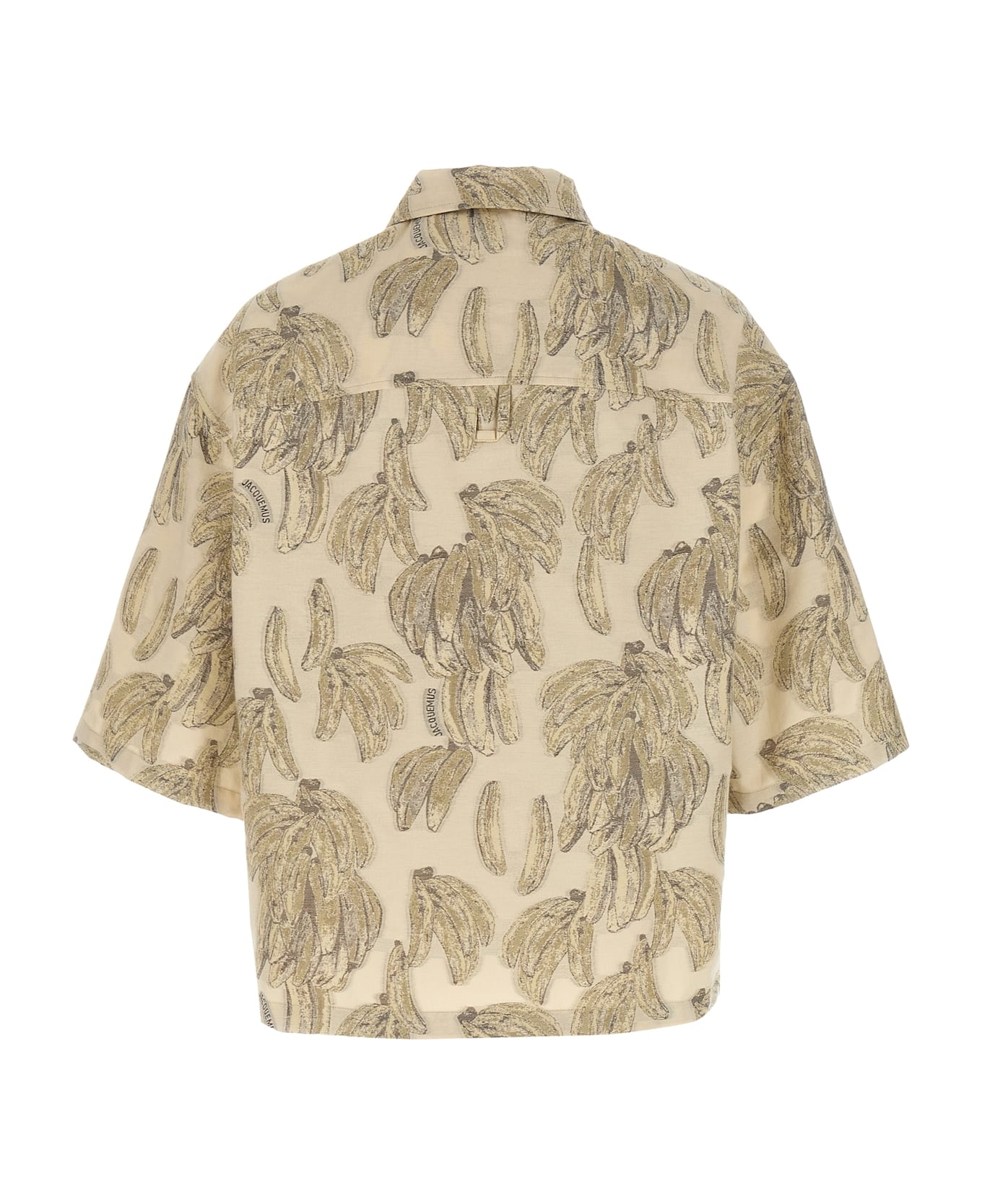 Jacquemus 
la Chemise Aloe
 Shirt - JACQUARD BANANA LOGO