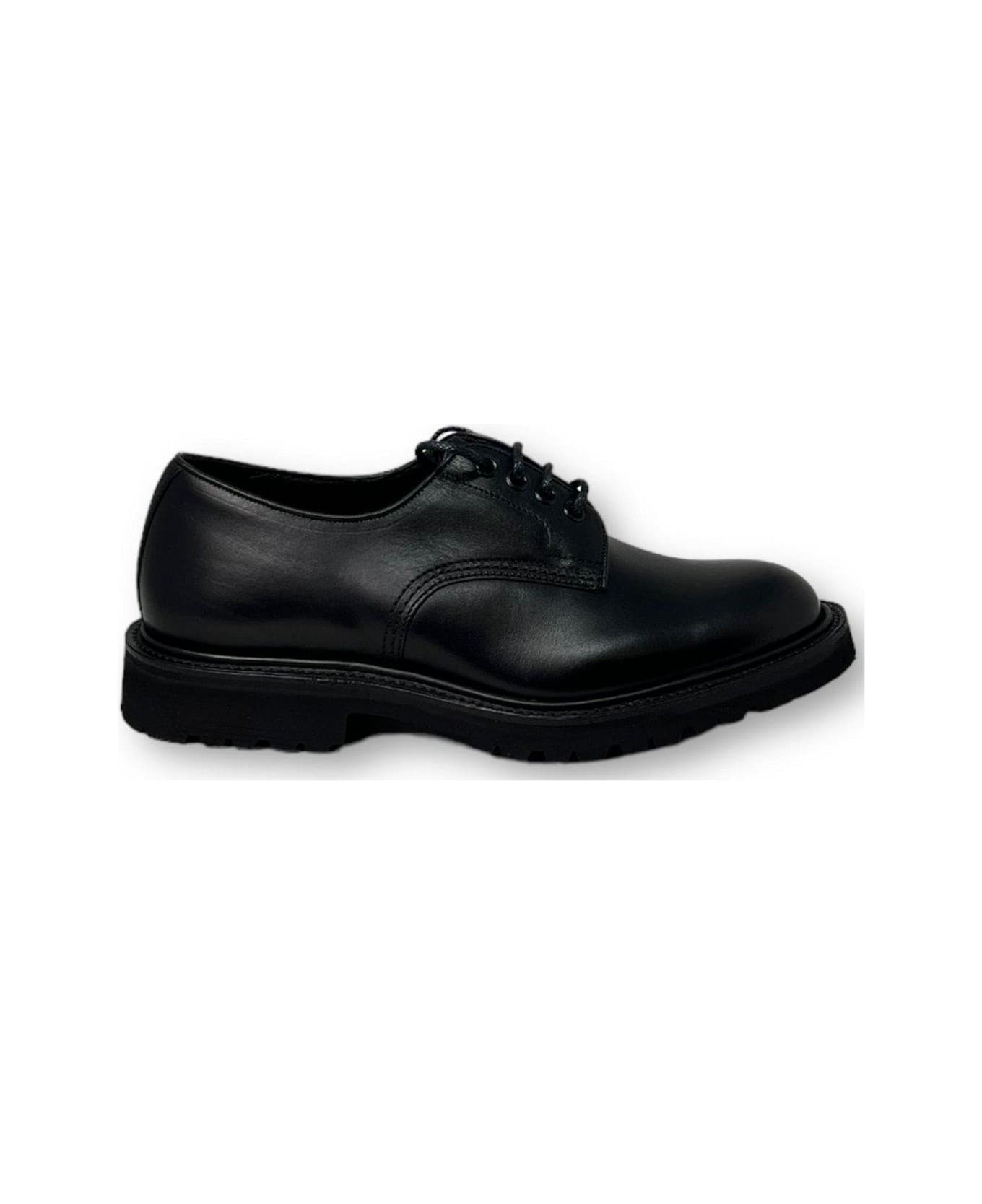 Tricker's Daniel Tramping Lace-up Shoes Tricker's - BLACK