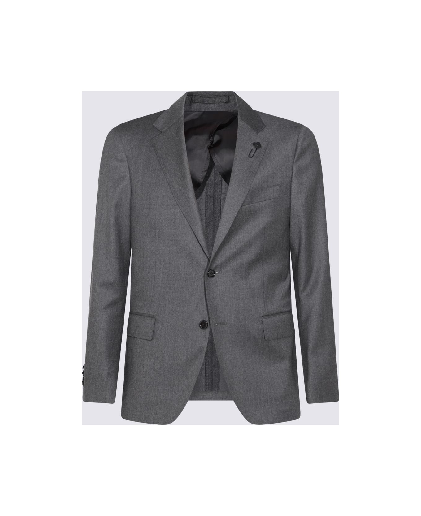 Lardini Grey Wool Suits - Grey