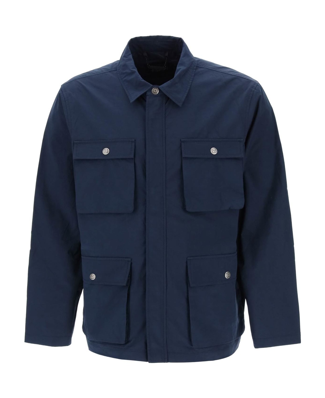 Ksubi 'detonate' Technical Cotton Jacket - NAVY (Blue)